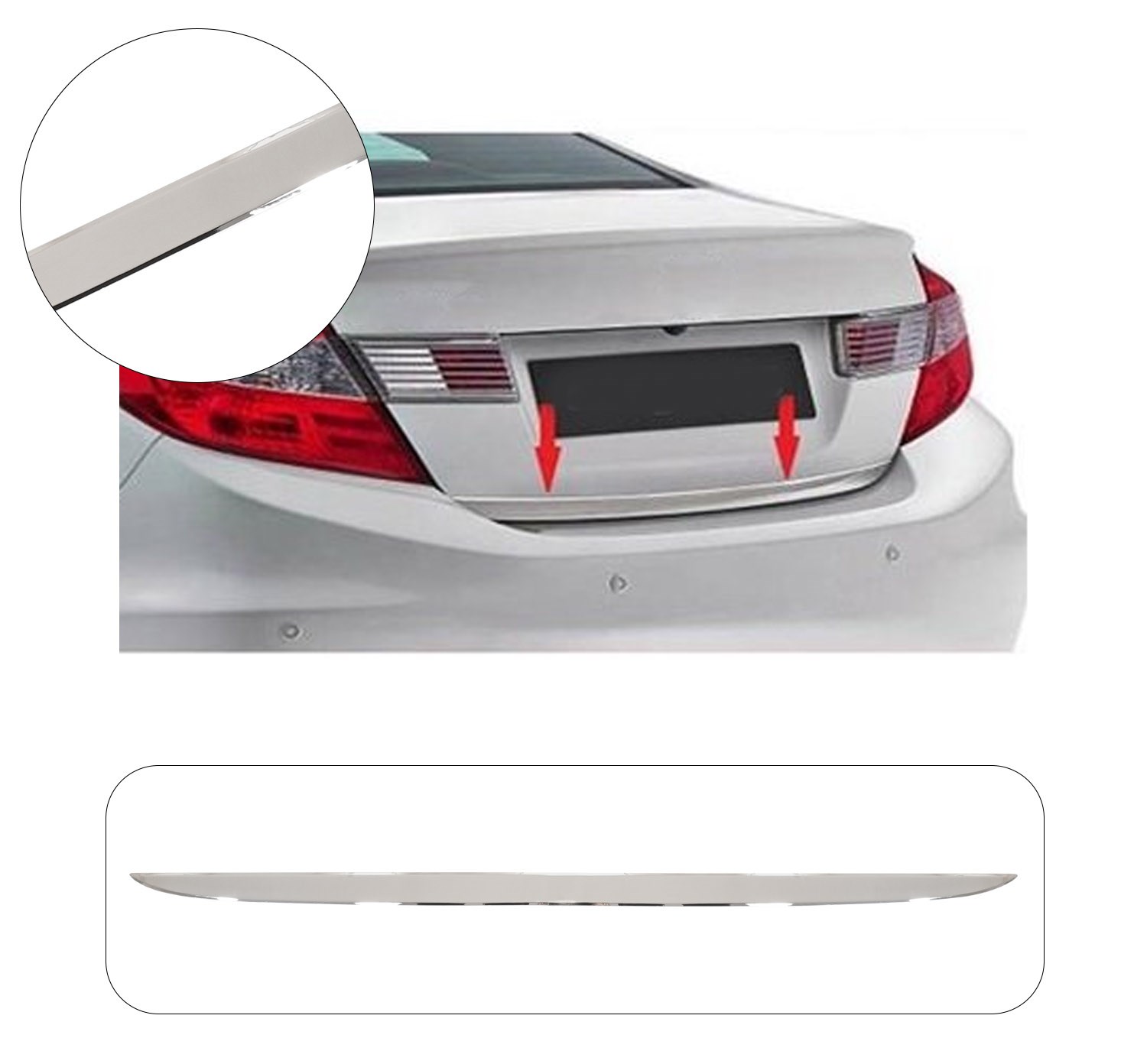 HONDA CIVIC 2012-2016 BAGAJ ALT ÇITA