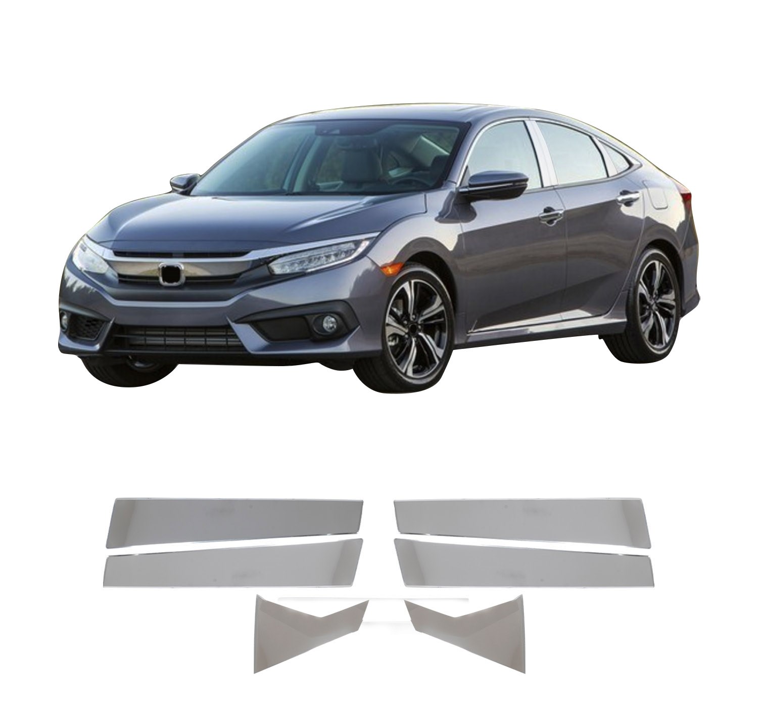 HONDA CIVIC 2017- KAPI DİREĞİ 6 PRÇ