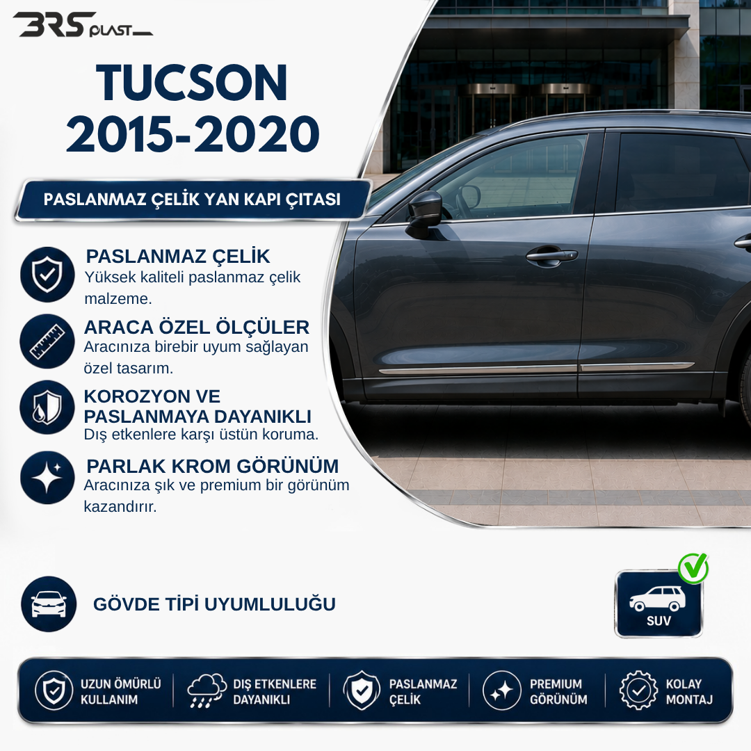 HYUNDAI TUCSON 2015-2020 YAN KAPI ÇITASI