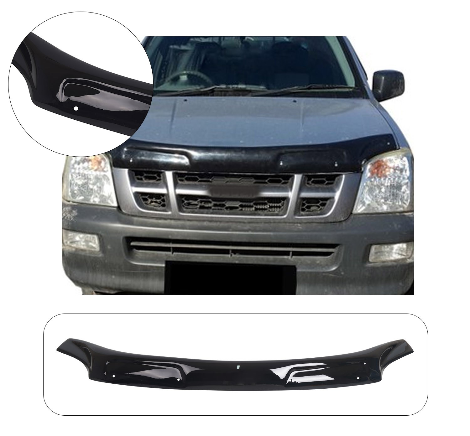 ISUZU D-MAX 2002- KAPUT RÜZGARLIĞI