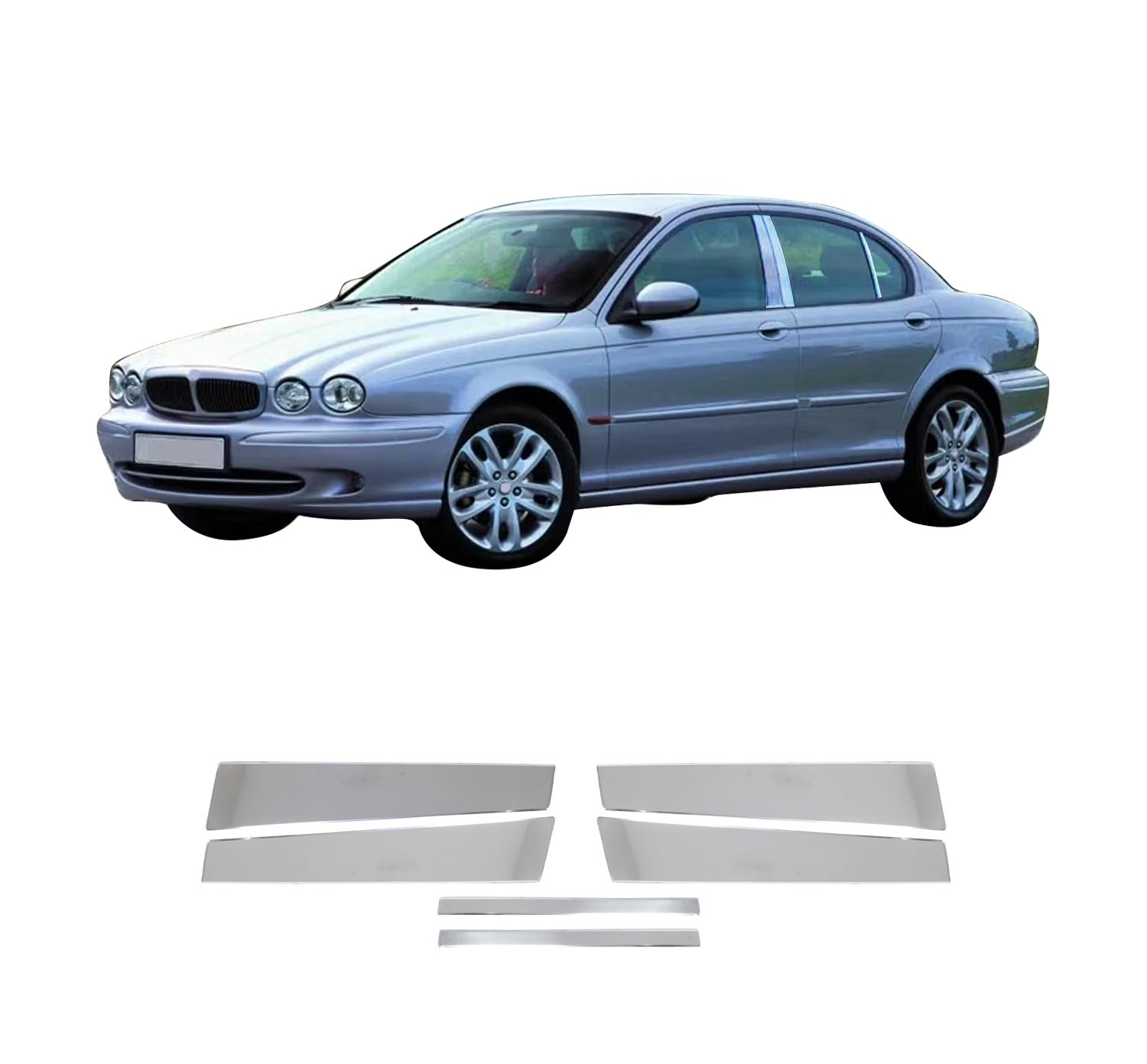 JAGUAR X TYPE 2001-2009 KAPI DİREĞİ 6 PRÇ