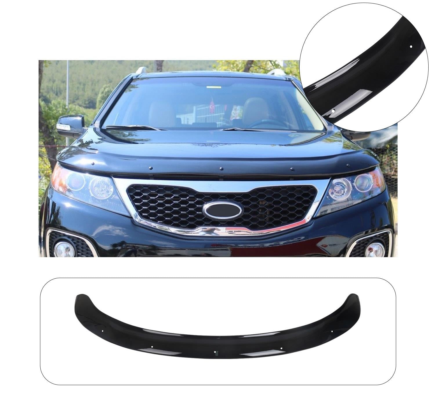 Kia Sorento Uyumlu 2010-2016 Abs Kaput Rüzgarlığı