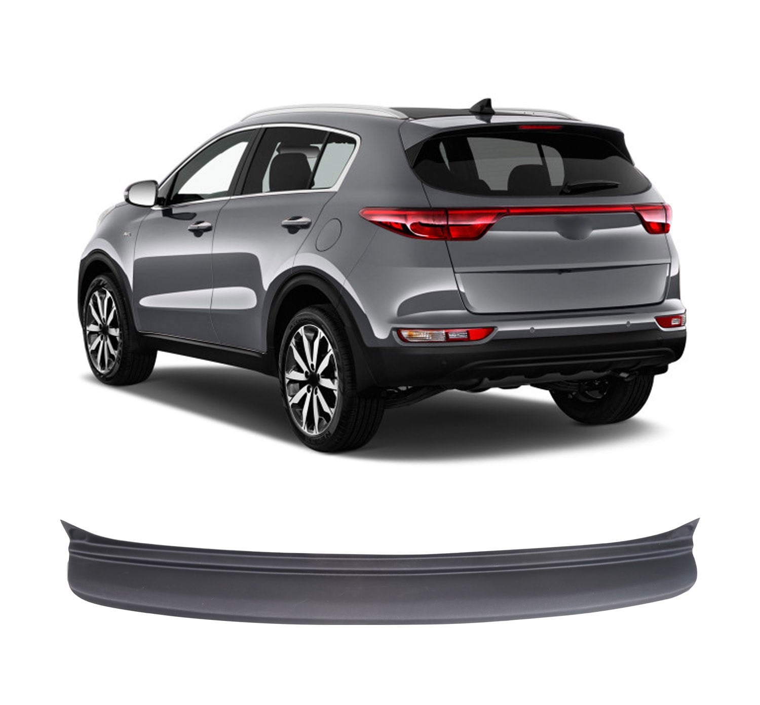 KIA SPORTAGE 2018- ABS GENİŞ ARKA TAMPON ÜSTÜ KORUMA