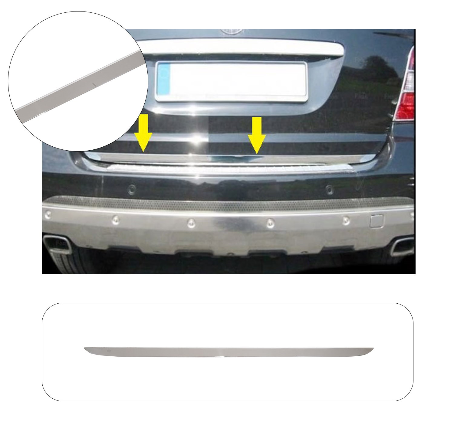 MB- ML W164 BAGAJ ALT ÇITASI P.ÇELİK