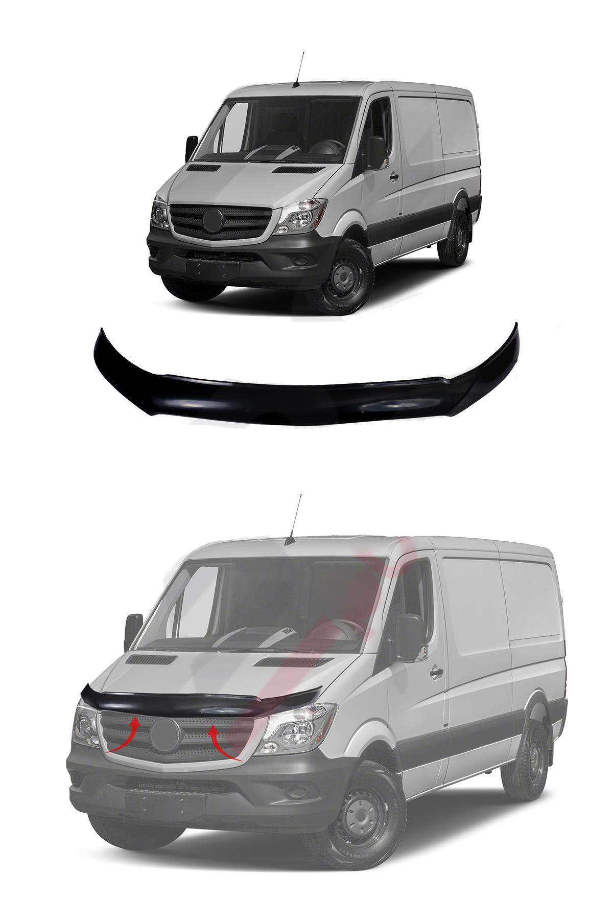 Mercedes Sprinter W907 Kaput Rüzgarlığı Abs 2018 Ve Üzeri Yıllar