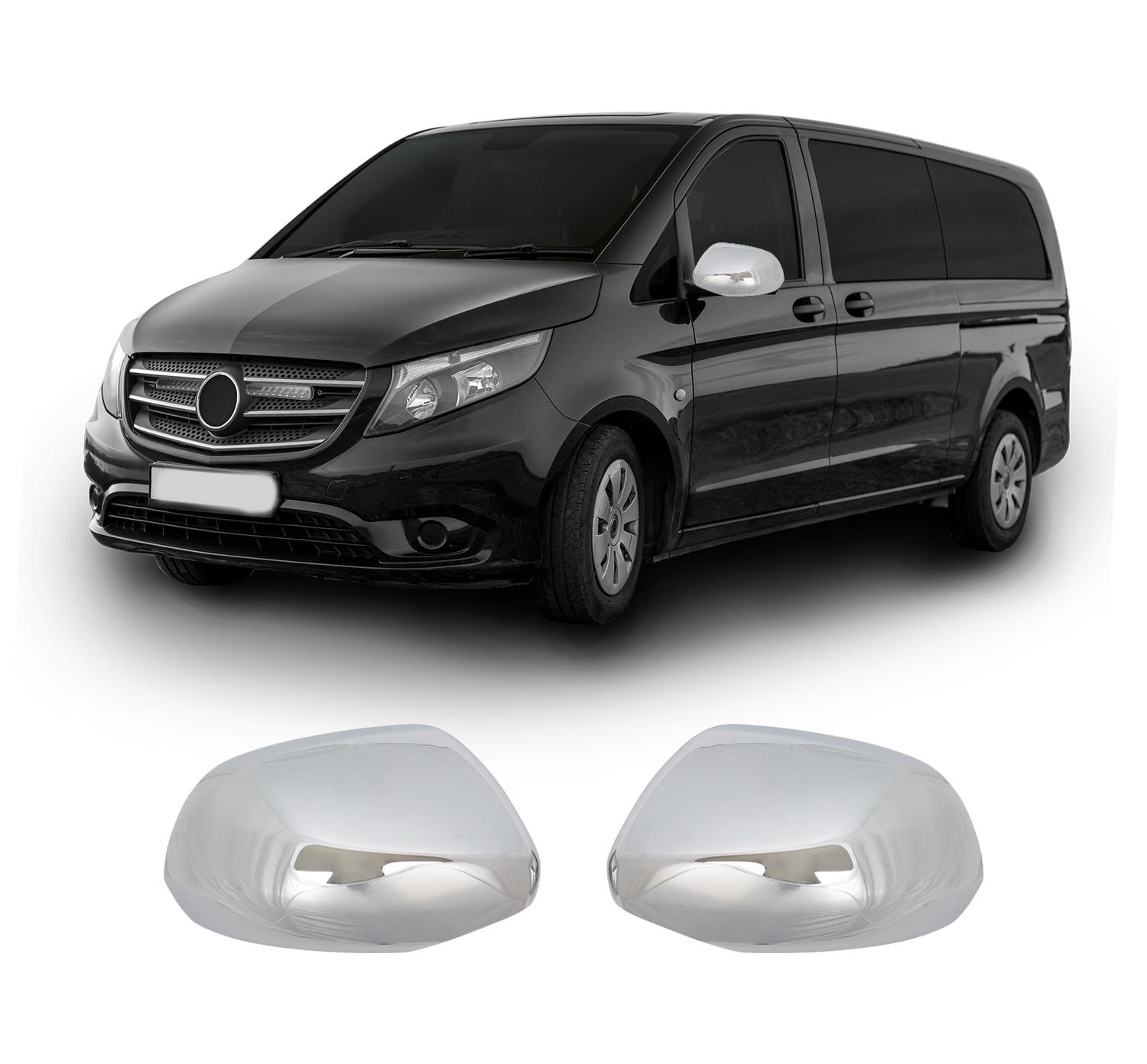 MERCEDES VITO 2015- AYNA KAPAĞI ABS KROM