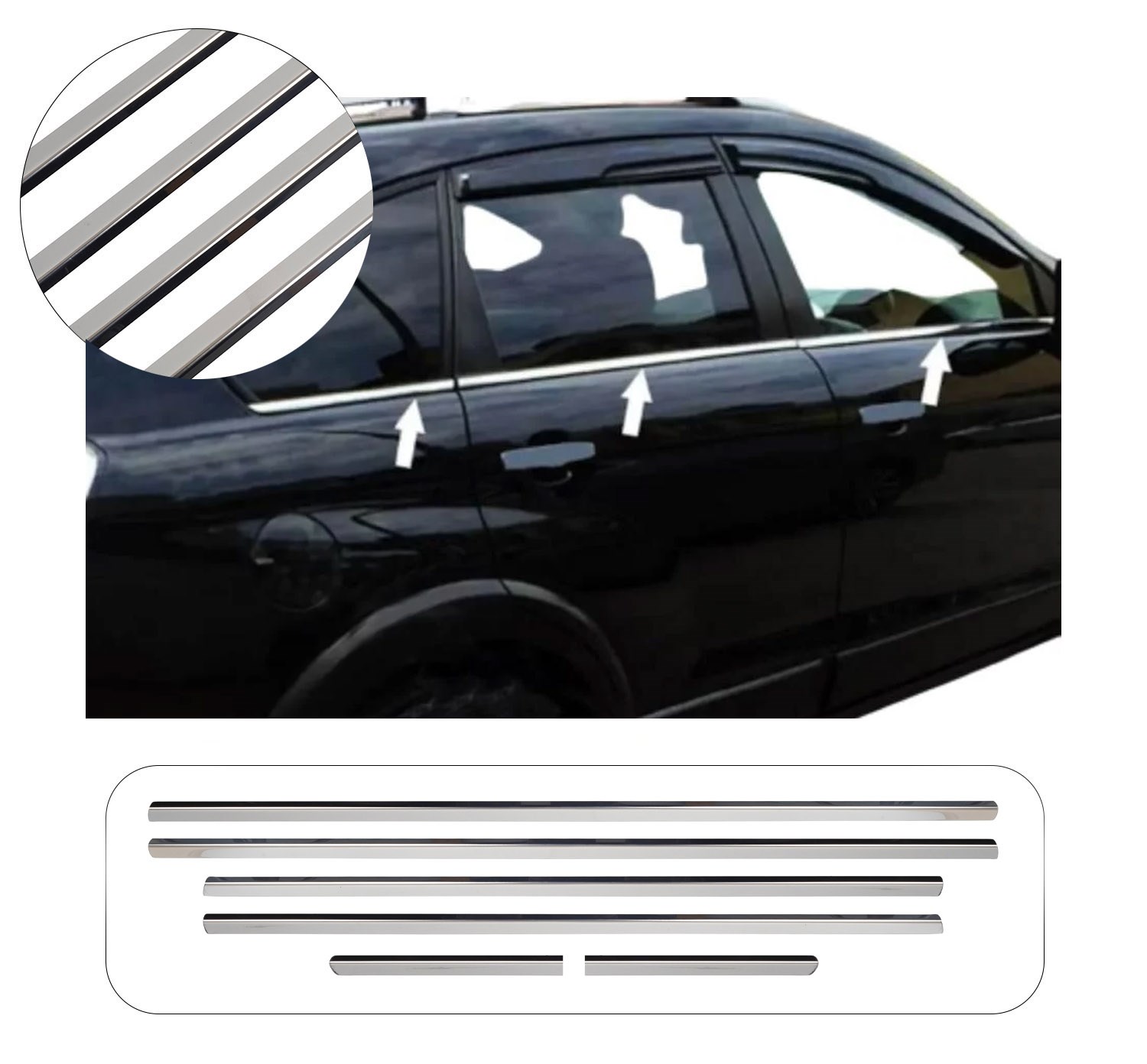 MITSUBISHI PAJERO SUV 2011 CAM ÇITASI 6 PRÇ. P.ÇELİK