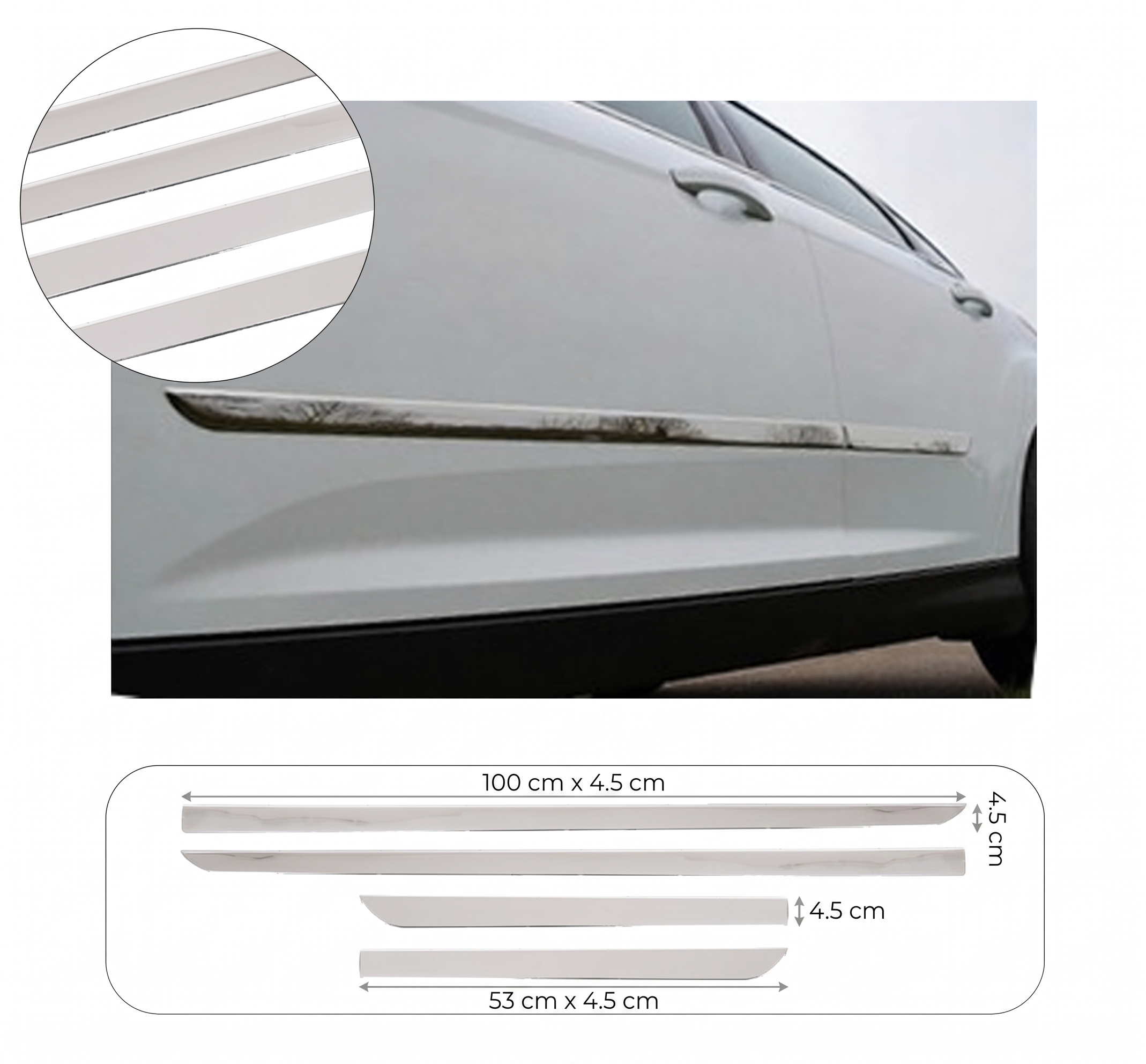NISSAN X-TRAIL T32 2013- YAN KAPI ÇITASI 4 PRÇ savaş model
