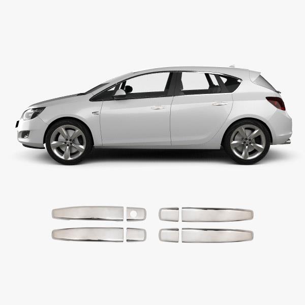 Opel Astra J 2010- Kapı Kolu 4 Kapı Paslanmaz Çelik