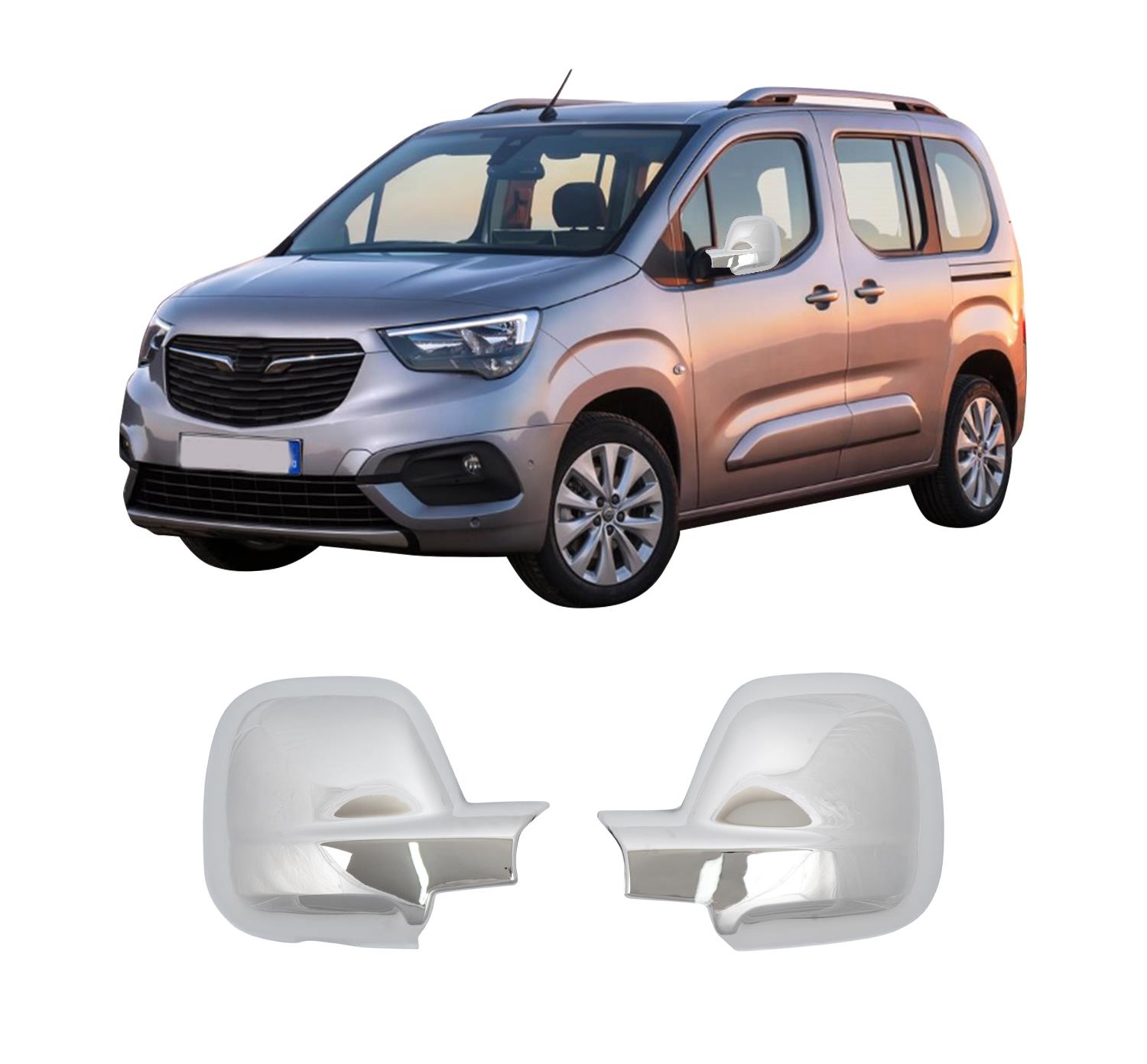 OPEL COMBO E 2019- AYNA KAPAĞI ABS KROM