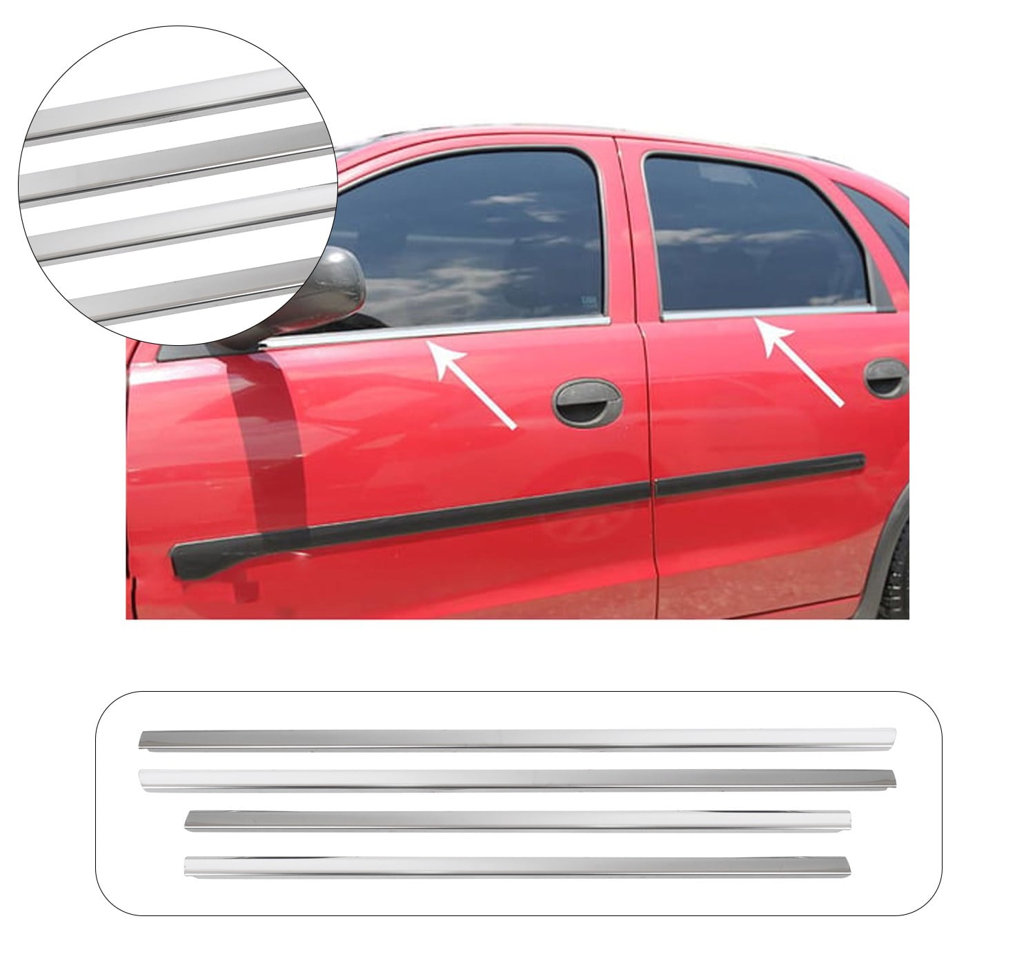 OPEL CORSA C 2000-2006 CAM ÇITASI 4 PRÇ