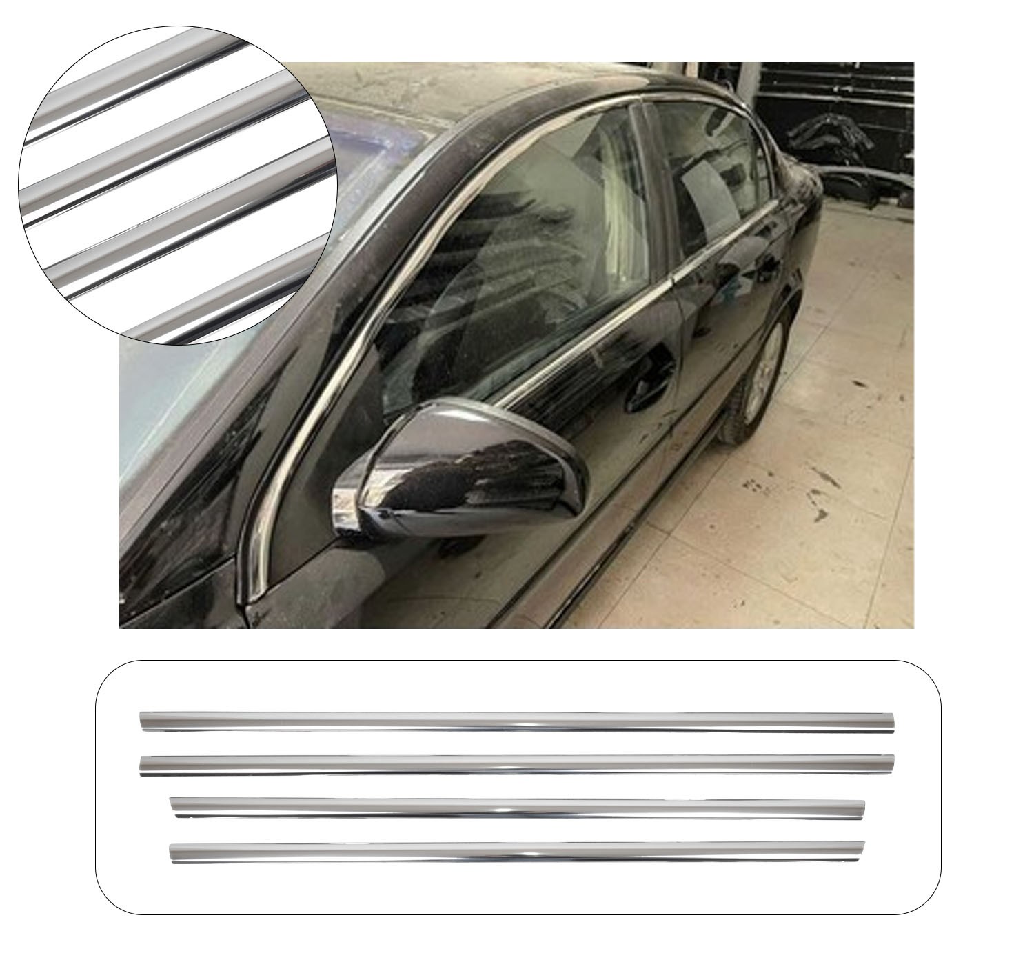 OPEL VECTRA C 2002-2008 CAM ÇITASI 4 prç/