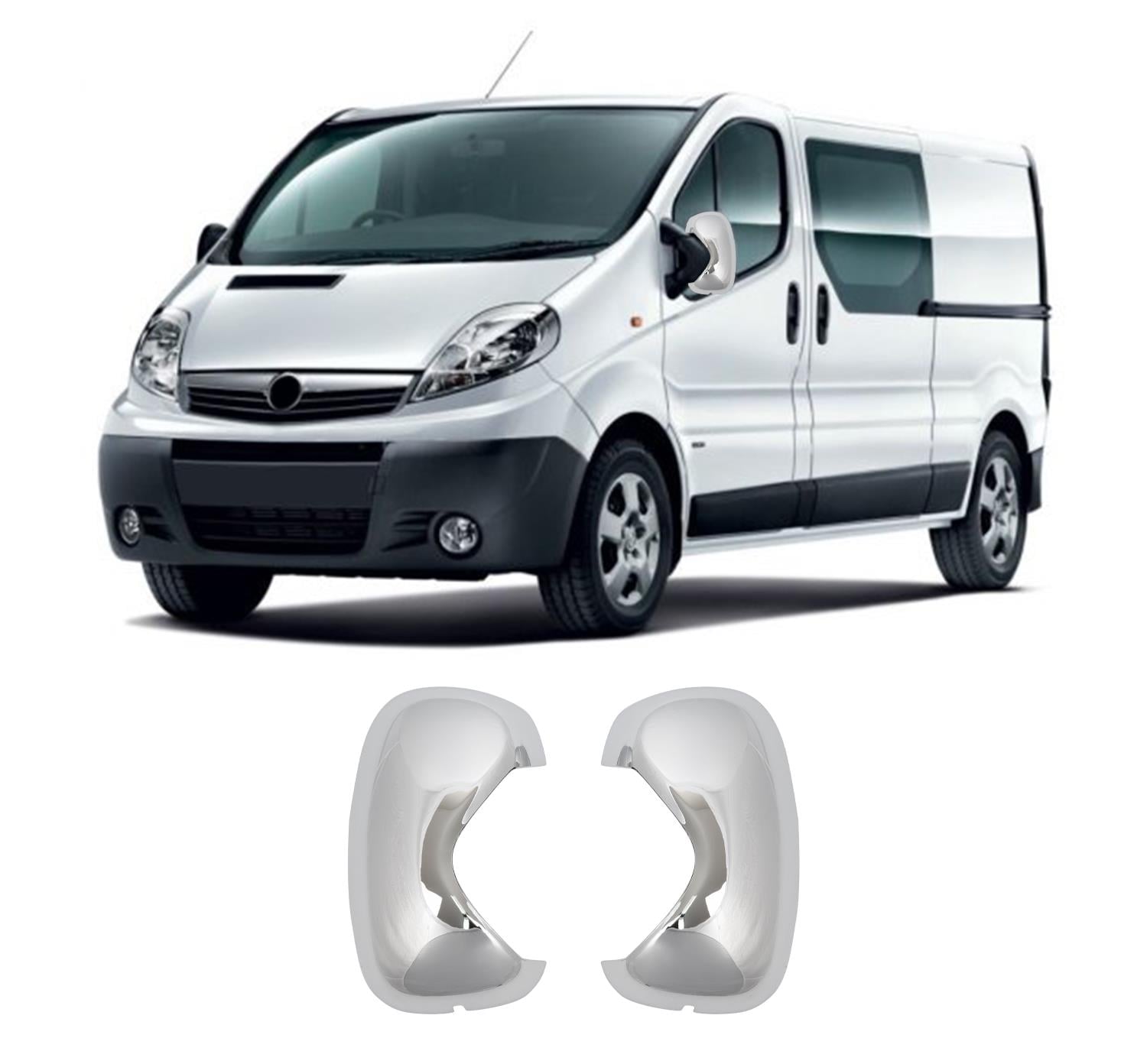 OPEL VİVARO 2001-2014 AYNA KAPAĞI ABS KROM