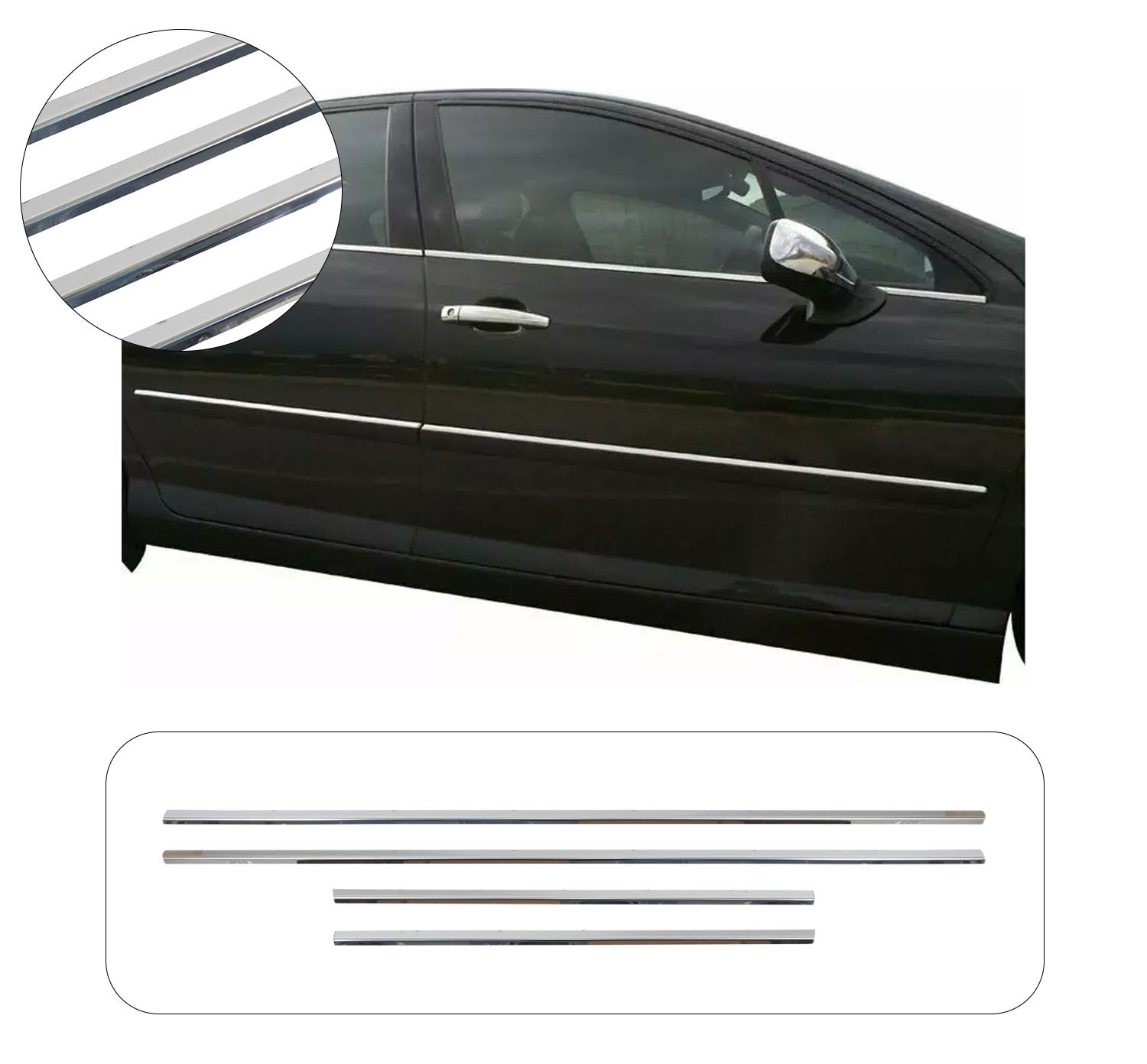 PEUGEOT 407 CAM ÇITASI 4PRÇ