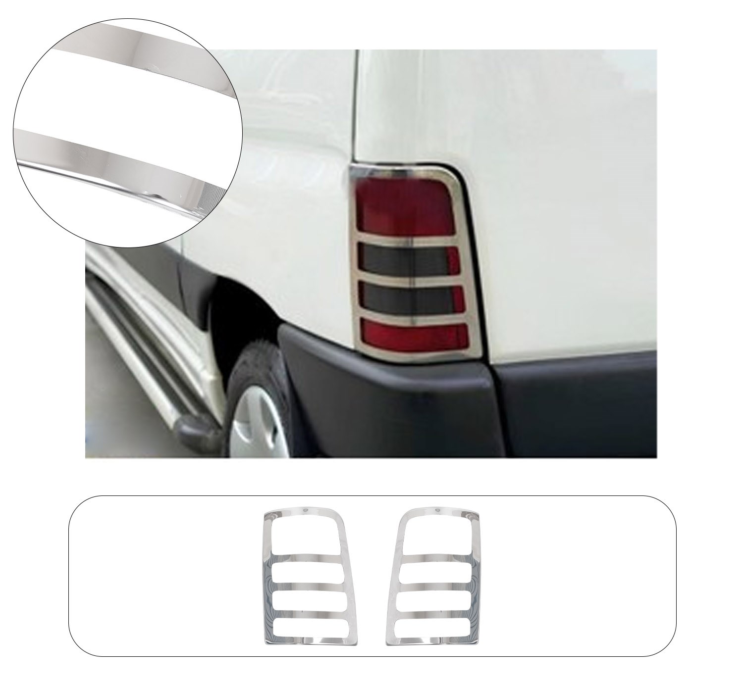 PEUGEOT PARTNER 1998-2008 STOP ÇERÇEVESİ