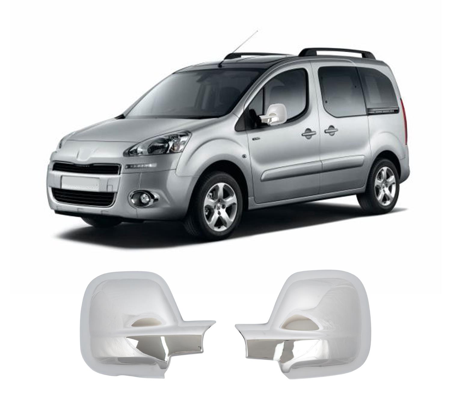 PEUGEOT PARTNER TEPEE FACELIFT 2012- AYNA KAPAĞI ABS KROM