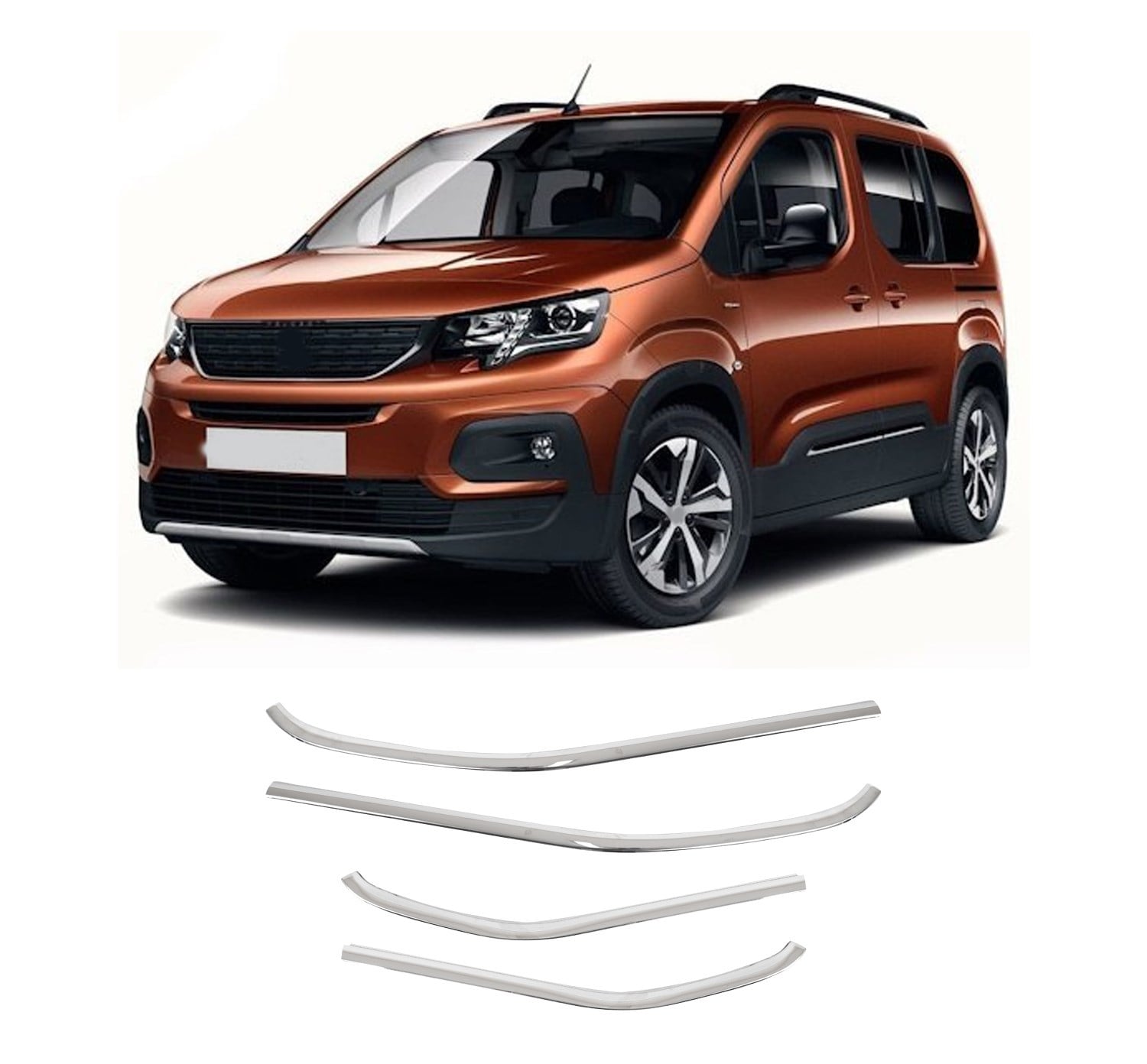 PEUGEOT RIFTER 2019- CAM ÇITASI 4 PRÇ