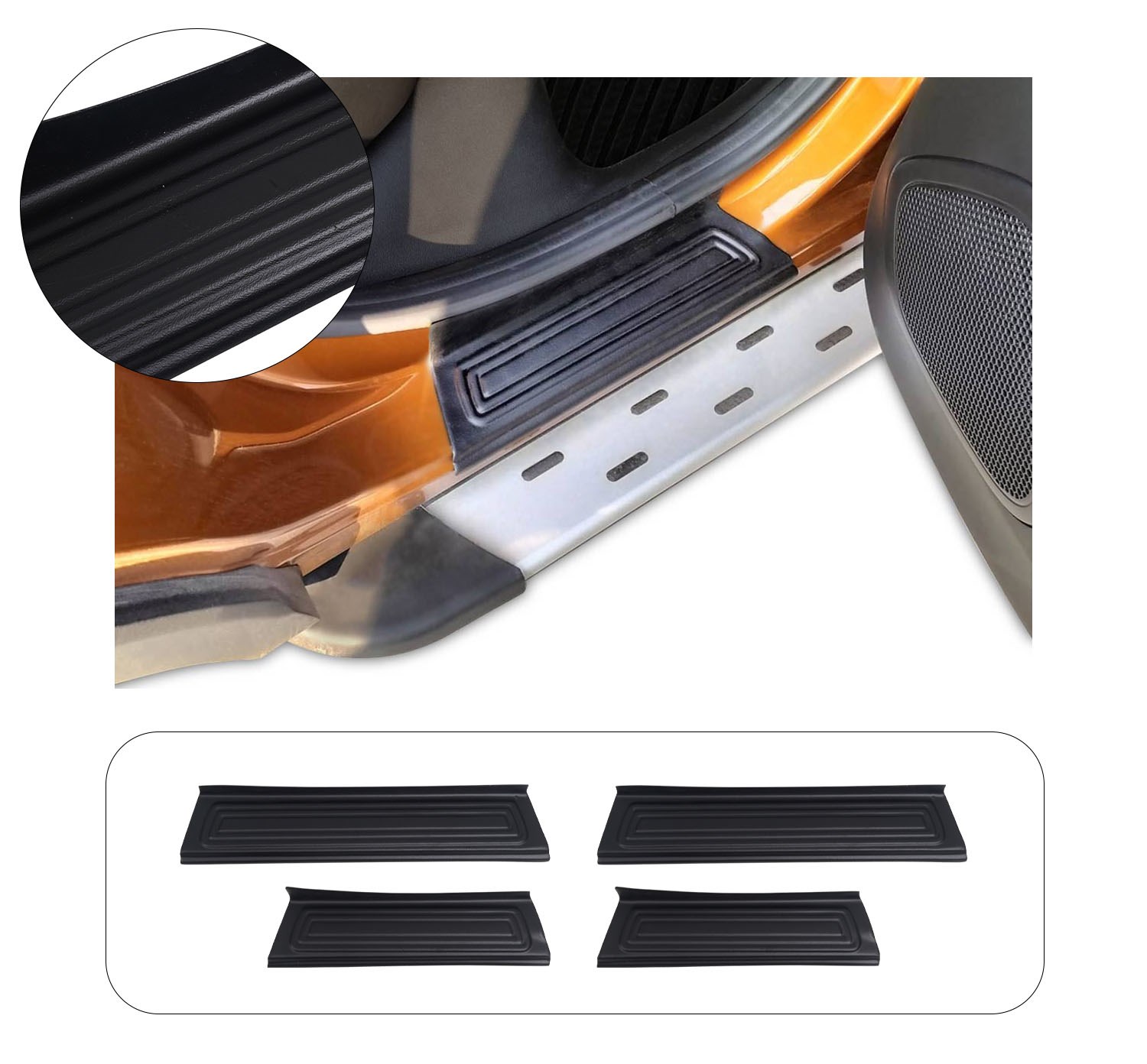 RENAULT CAPTUR 2013- ABS KAPI EŞİĞİ 4 PRÇ