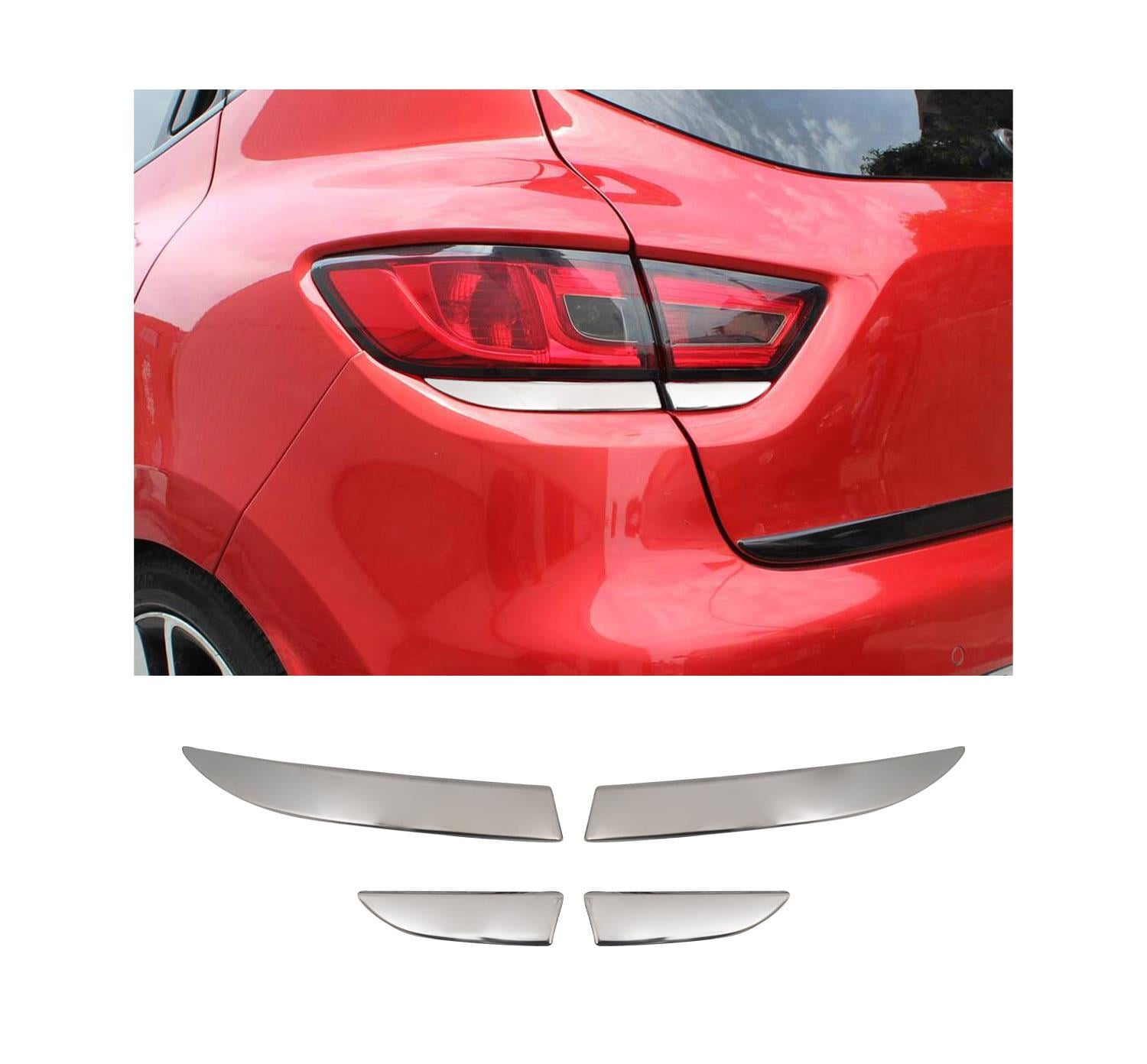 Renault Clıo 4 Hb Krom Stop Alt Çıtası 4 Parça P.çelik 2012 Ve Üzeri
