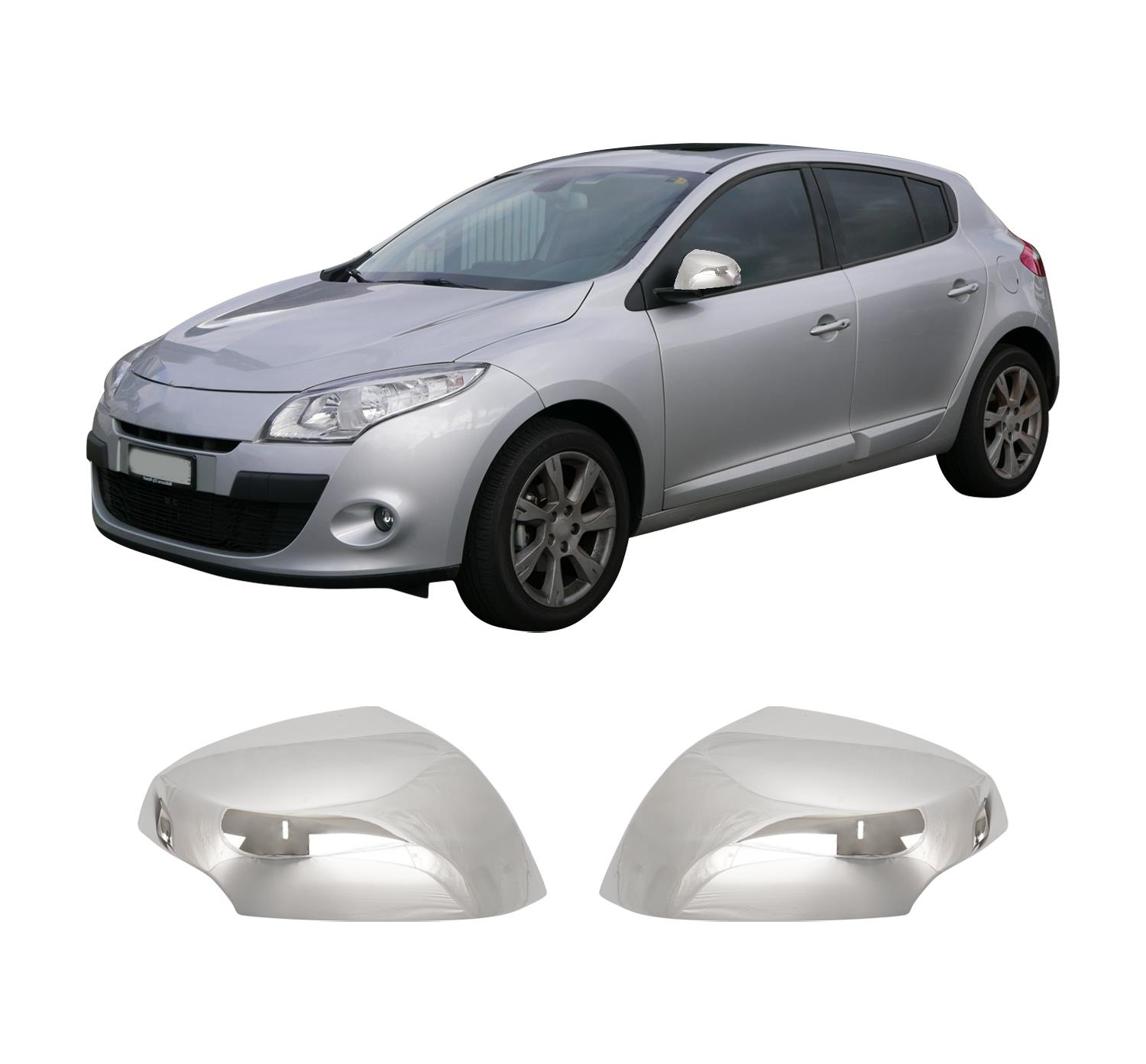 RENAULT MEGANE 3 2010- AYNA KAPAĞI PASLANMAZ ÇELİK