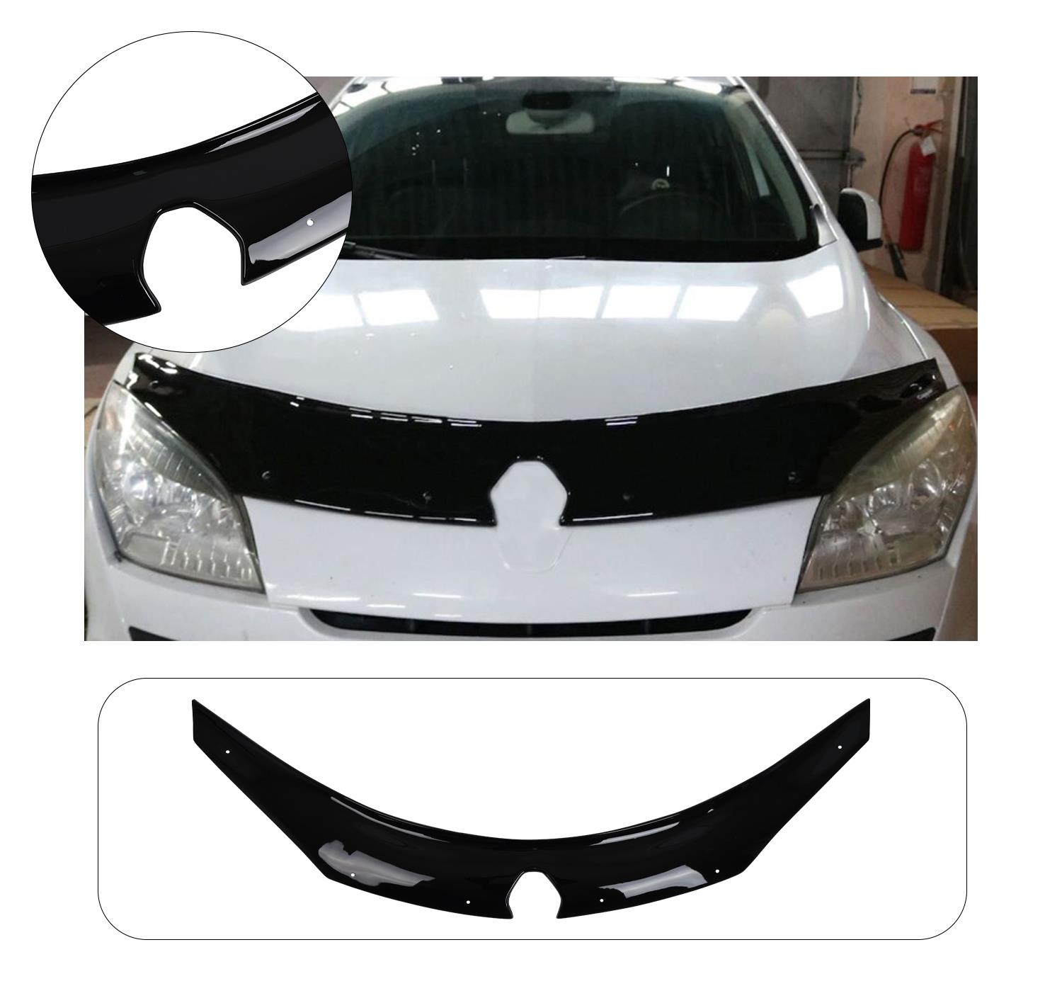 Renault Megane 4 Sedan 2016 Üzeri Kaput Rüzgarlığı Abs