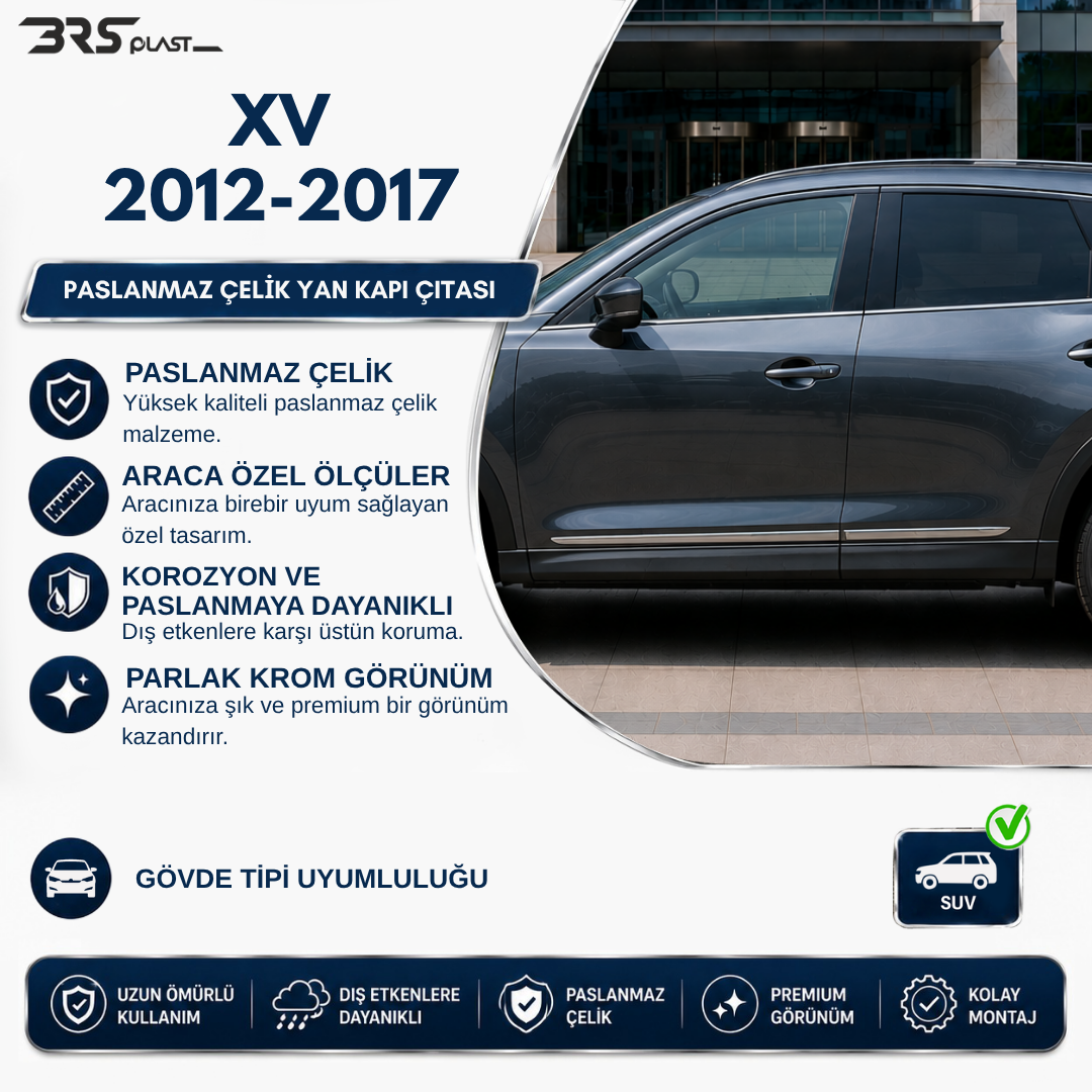 SUBARU XV 2012-2017 YAN KAPI ÇITASI 4 PRÇ