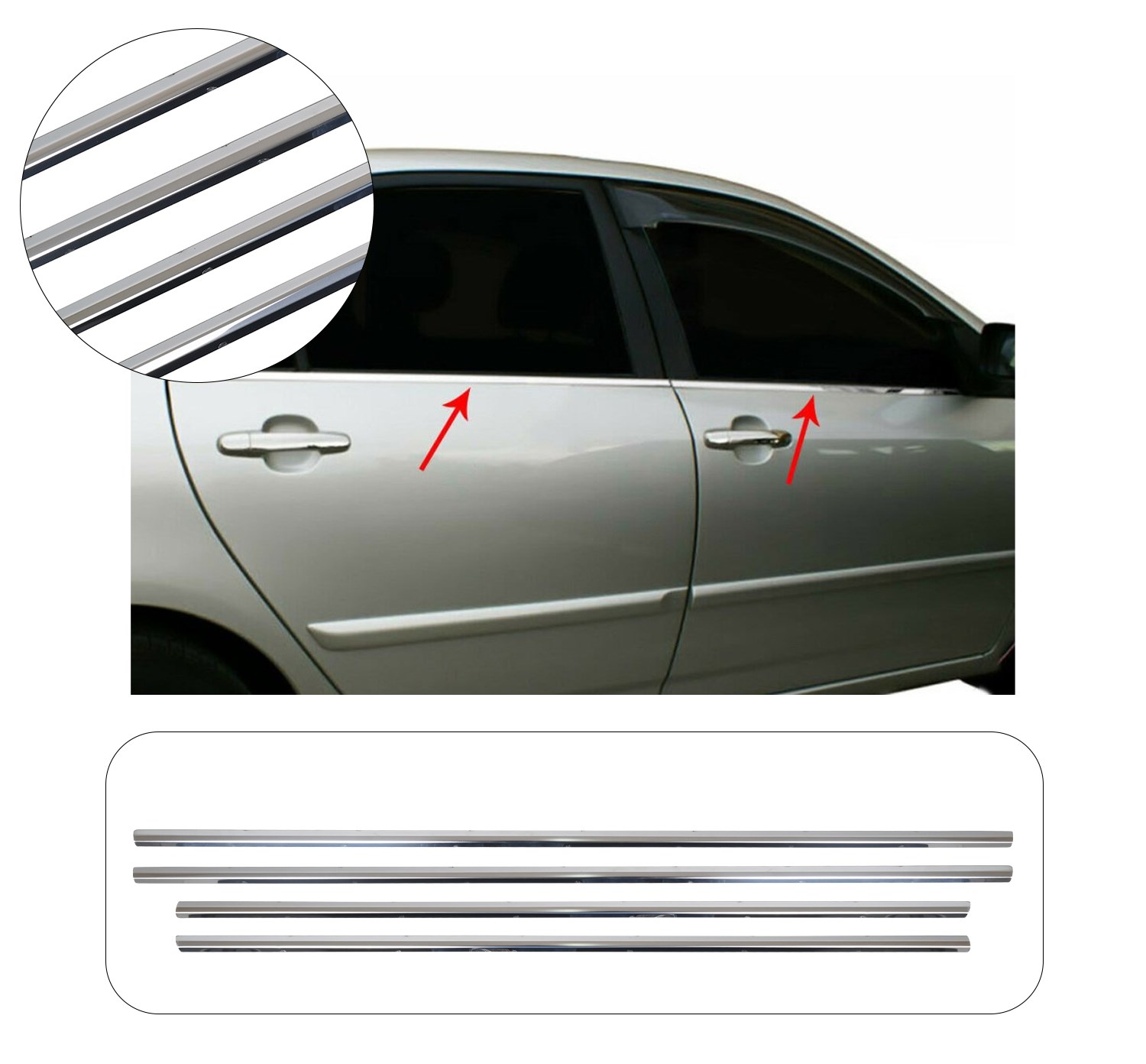 TOYOTA COROLLA 2002-2007 CAM ÇITASI 