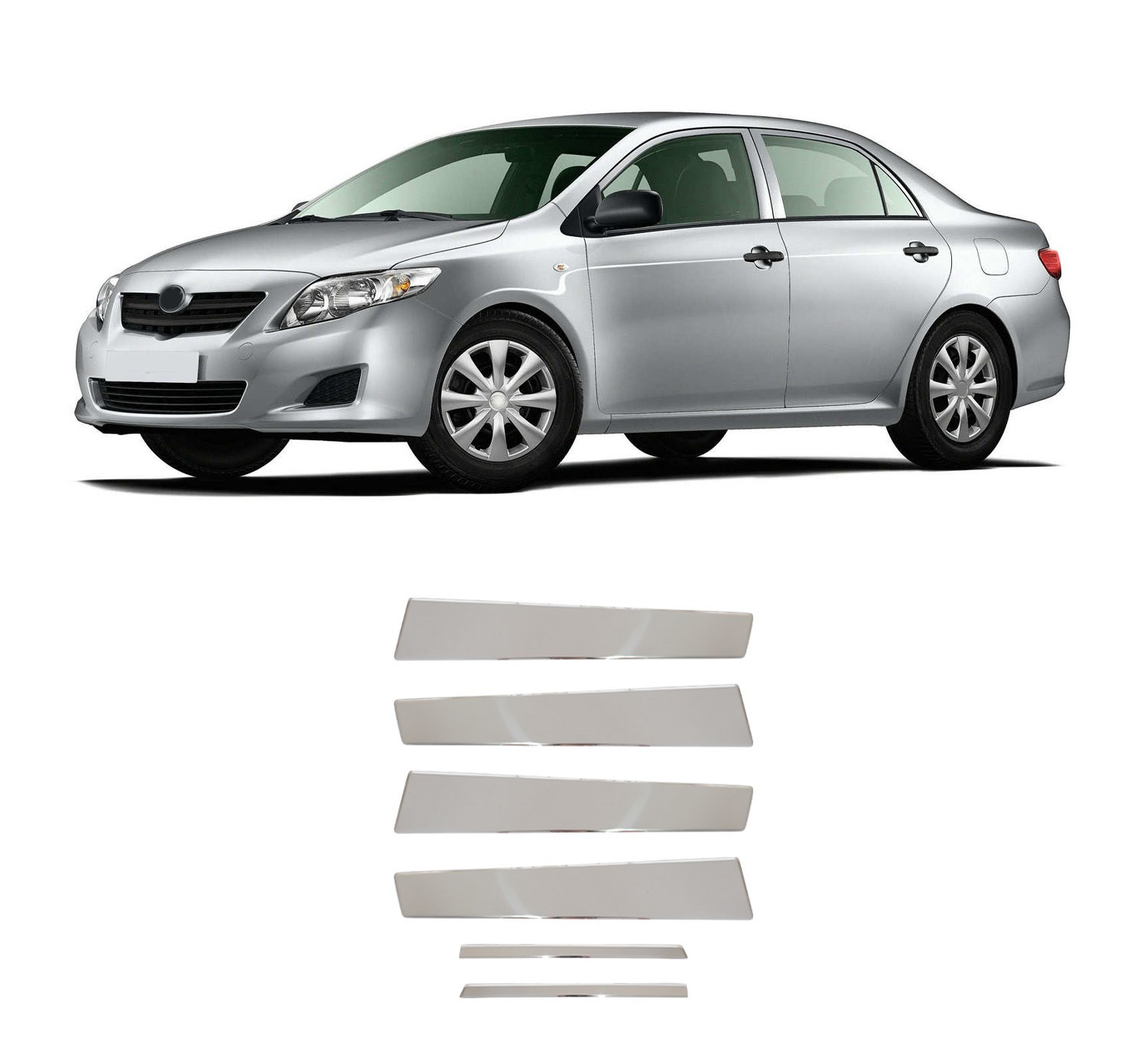 TOYOTA COROLLA 2007- KAPI DİREĞİ 6 PRÇ