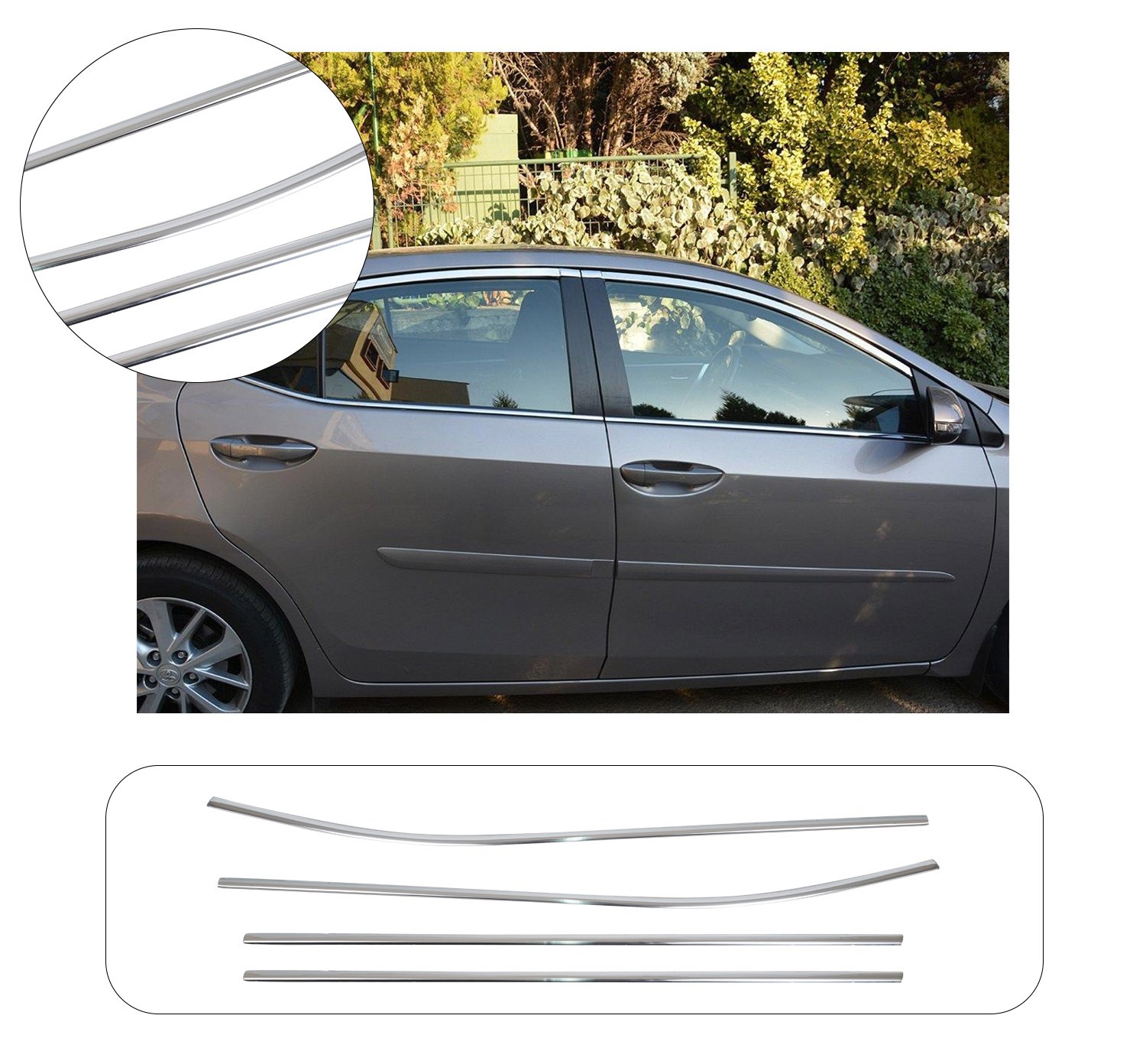 TOYOTA COROLLA 2013-2019 CAM ÇITASI 4 PRÇ