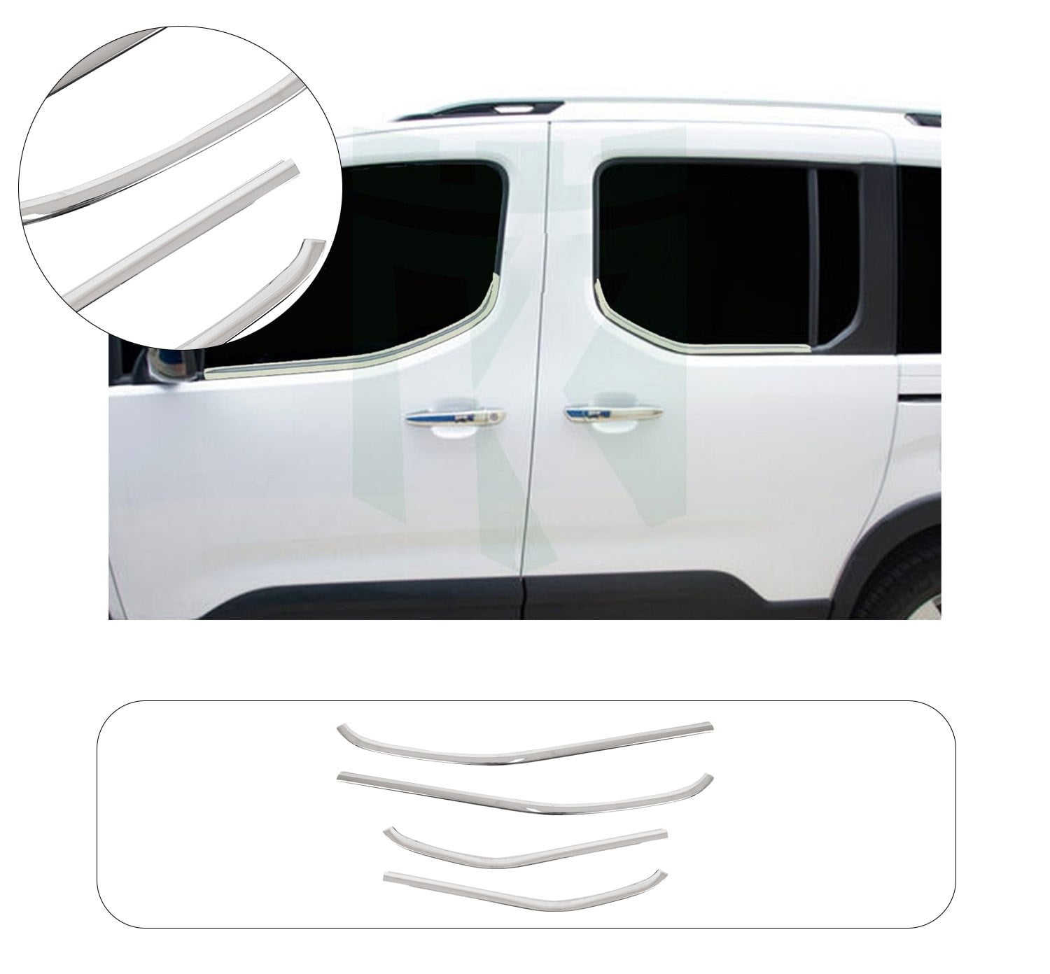 TOYOTA PROACE 2019- CAM ÇITASI 4 PRÇ
