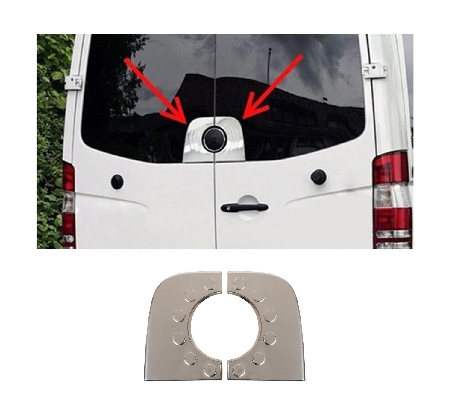 Volkswagen Crafter Krom Arka Amblem Çerçevesi