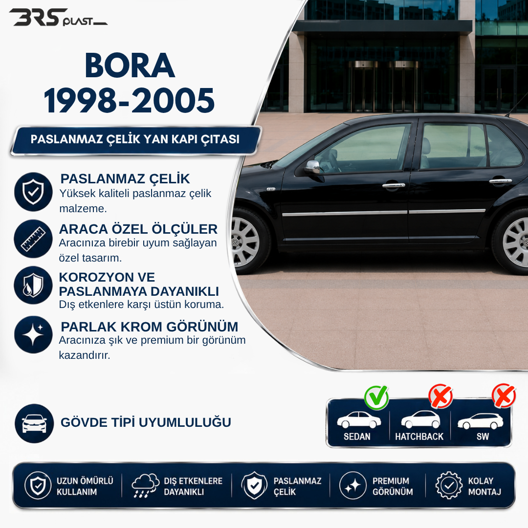 VW BORA 1998-2004 YAN KAPI ÇITASI