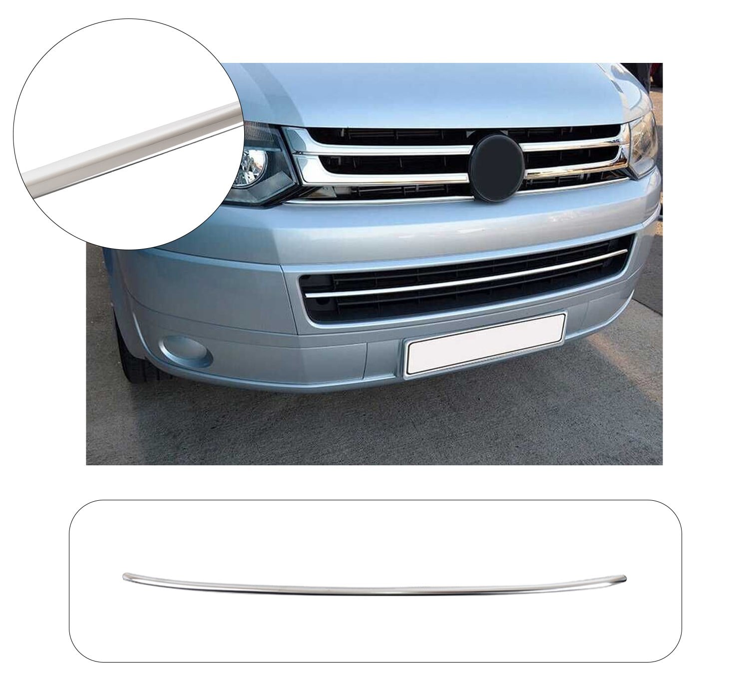 VW T5 2010-2014 ÖN TAMPON ÇITASI 1 PRÇ