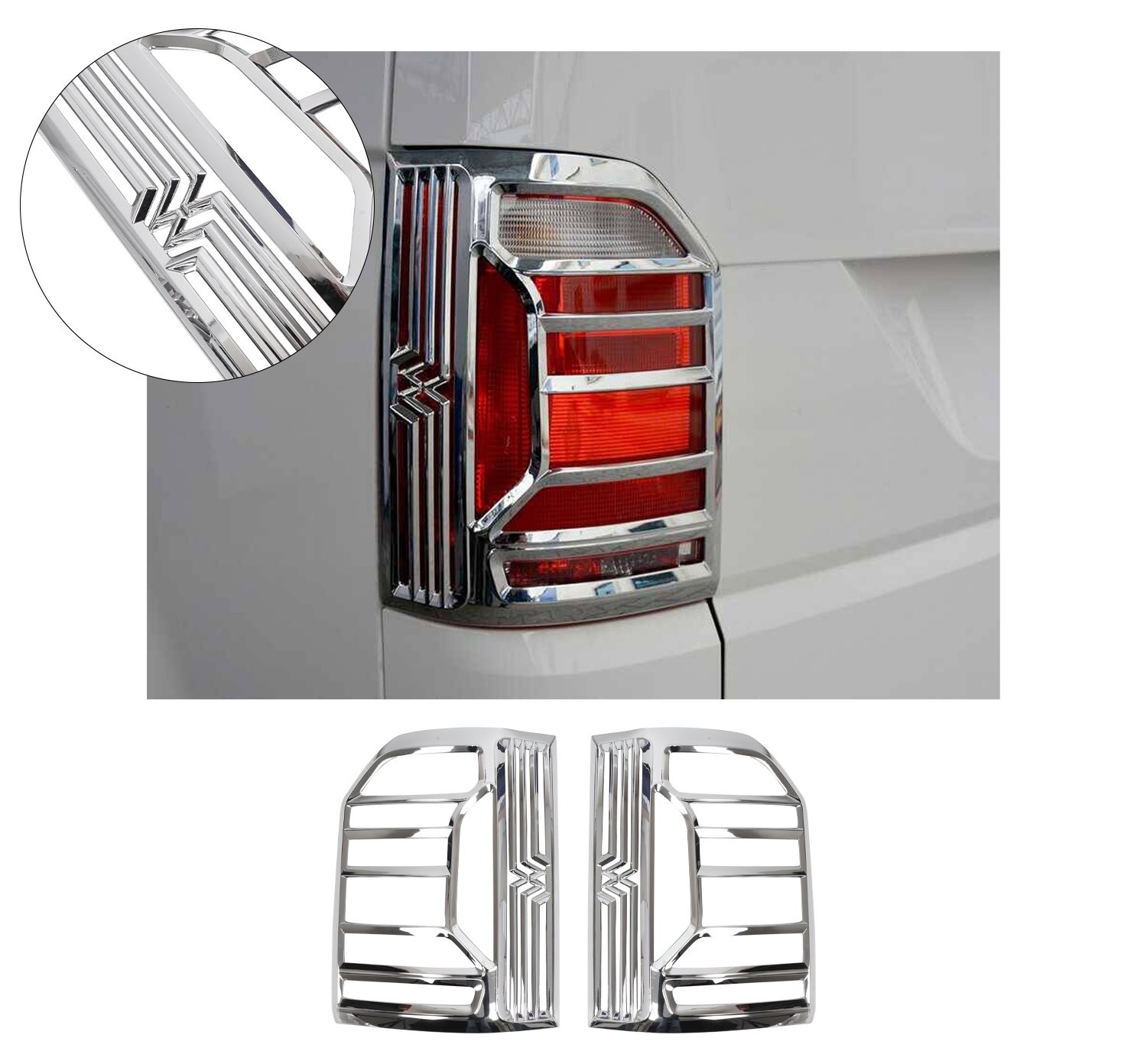 VW T6 2016- STOP ÇERÇEVESİ ABS KROM