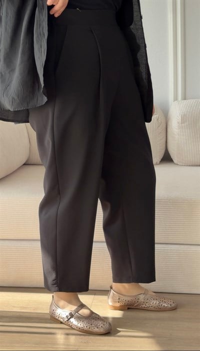 SİYAH  ŞALVAR PANTALON 