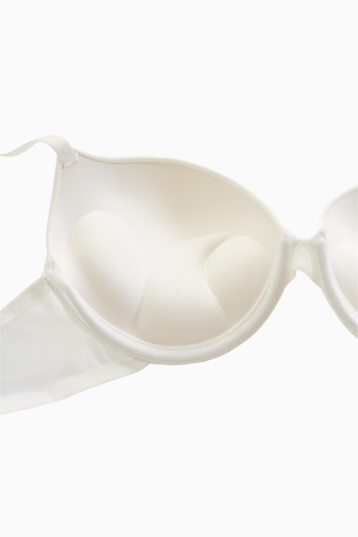 Andes Mikro Sütyen - Double Push Up, Ekstra Dolgulu - Basic - 2527 - Ekru
