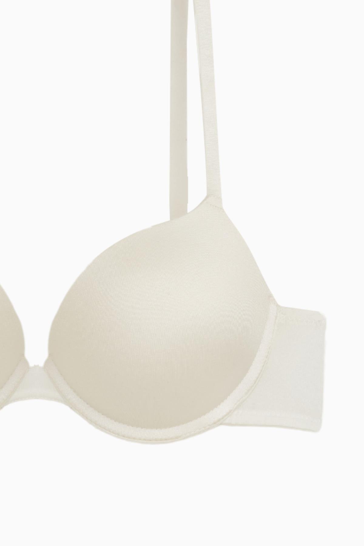 Andes Mikro Sütyen - Double Push Up, Ekstra Dolgulu - Basic - 2527 - Ekru