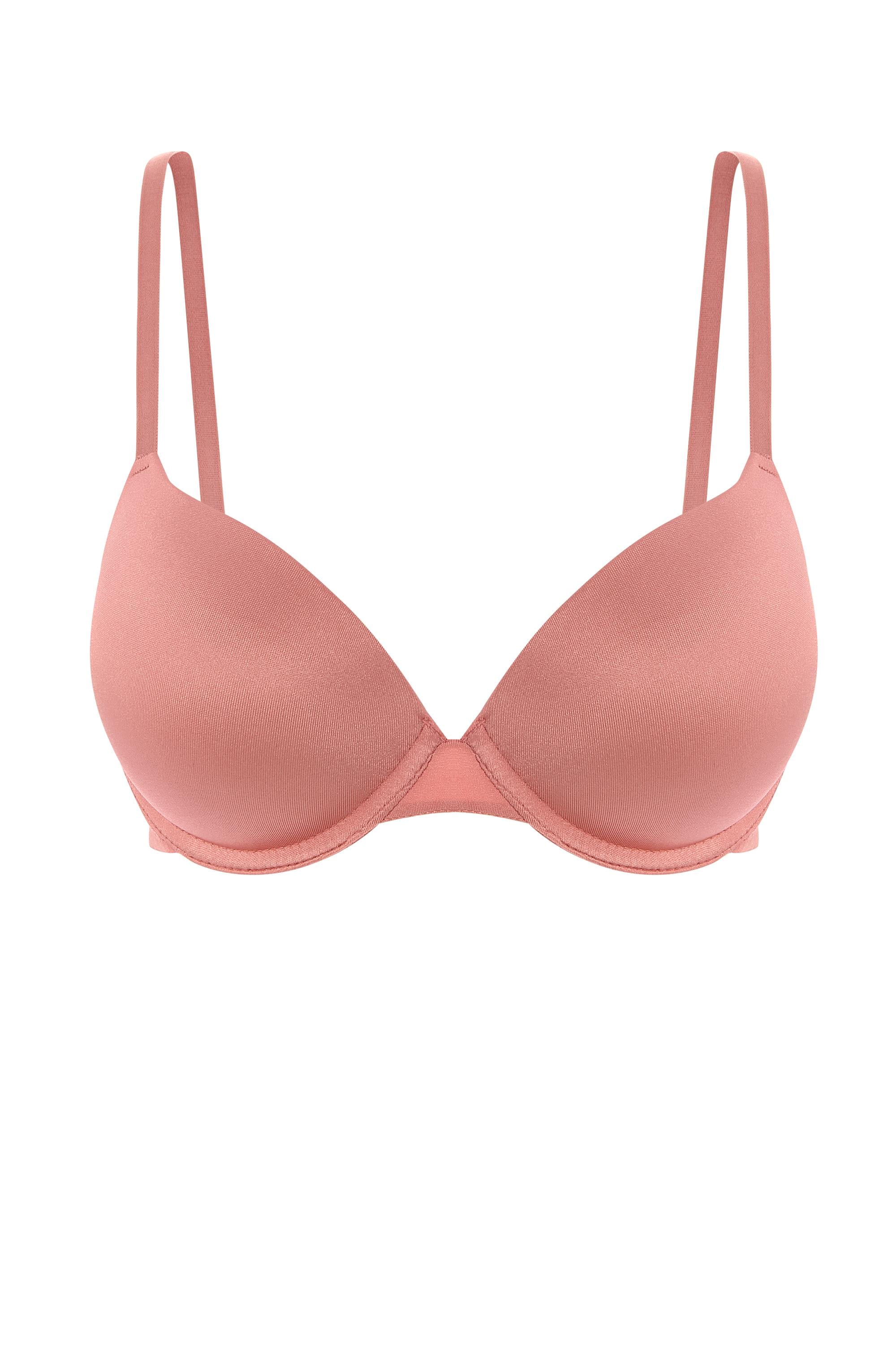 Andes Mikro Sütyen - Double Push Up, Ekstra Dolgulu - Basic - 2527 - Gül Kurusu