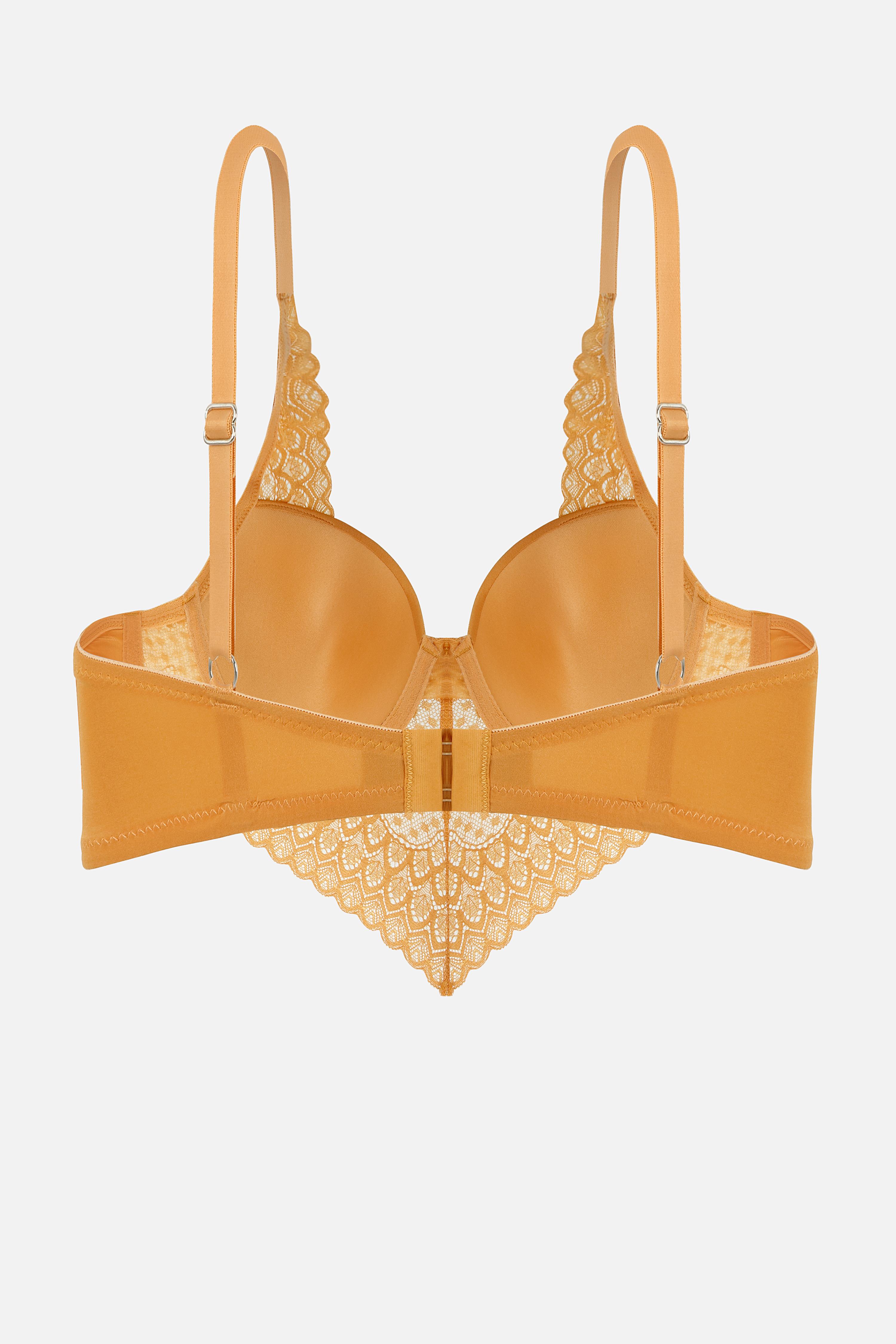 Kyle Dantelli Sütyen Külot Takım - Dolgusuz Balenli - 6011 - Hardal Kyle Dantelli Sütyen Külot Takım - Dolgusuz Balenli - 6011 - Hardal