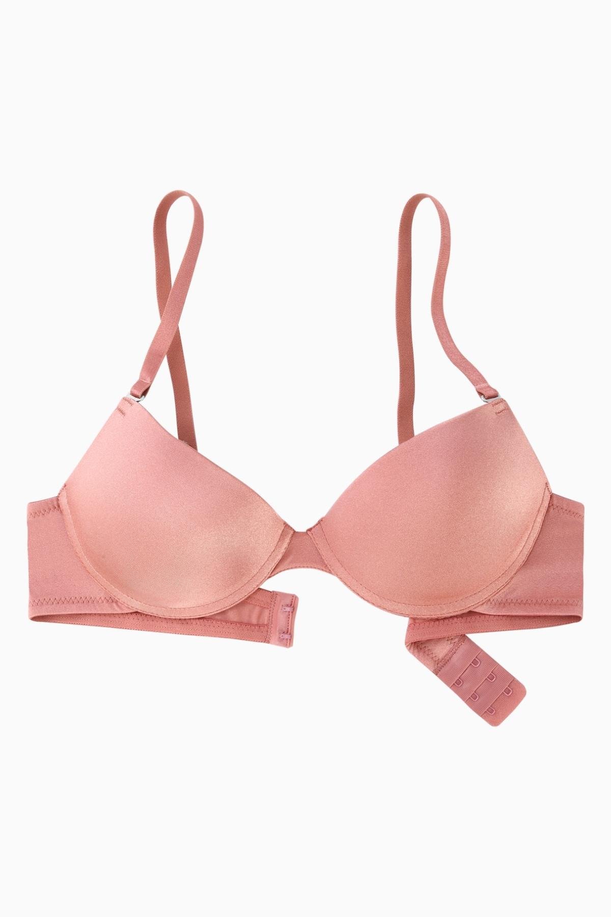 Luna Tak-Çıkar Askılı Mikro Sütyen - Soft Push Up, Yarı Dolgulu - Basic - 2533 - Gül Kurusu
