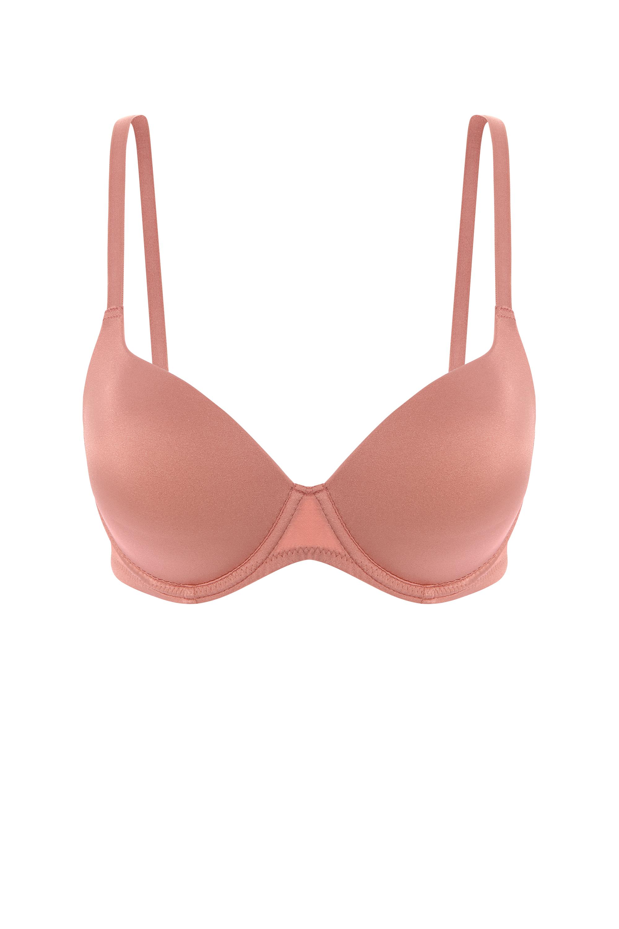 Mia Mikro Sütyen - Push Up, Dolgulu - Basic - 2529 - Gül Kurusu