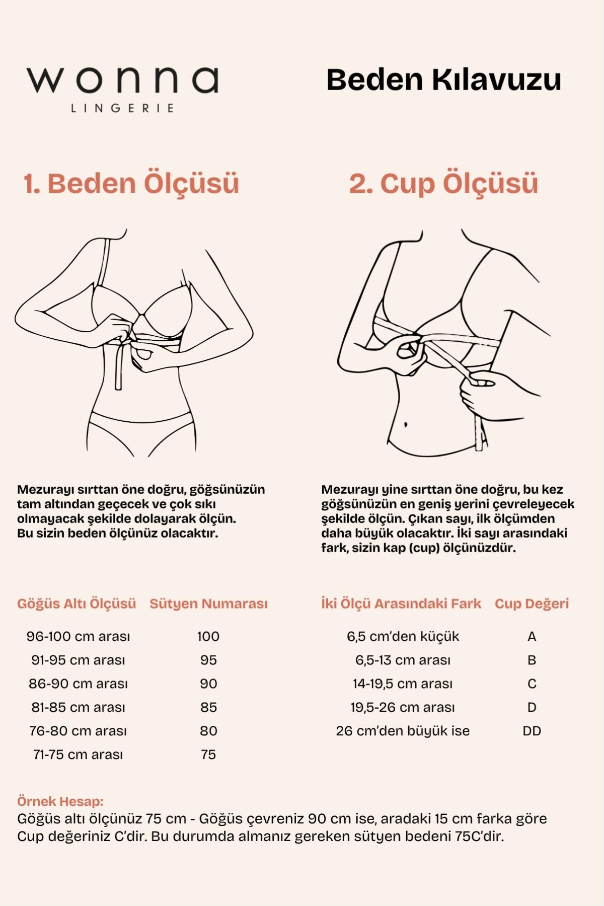 Olivia Dantelli Büstiyer Sütyen Külot Takım - Desteksiz - Fashion - 2502 - Gri