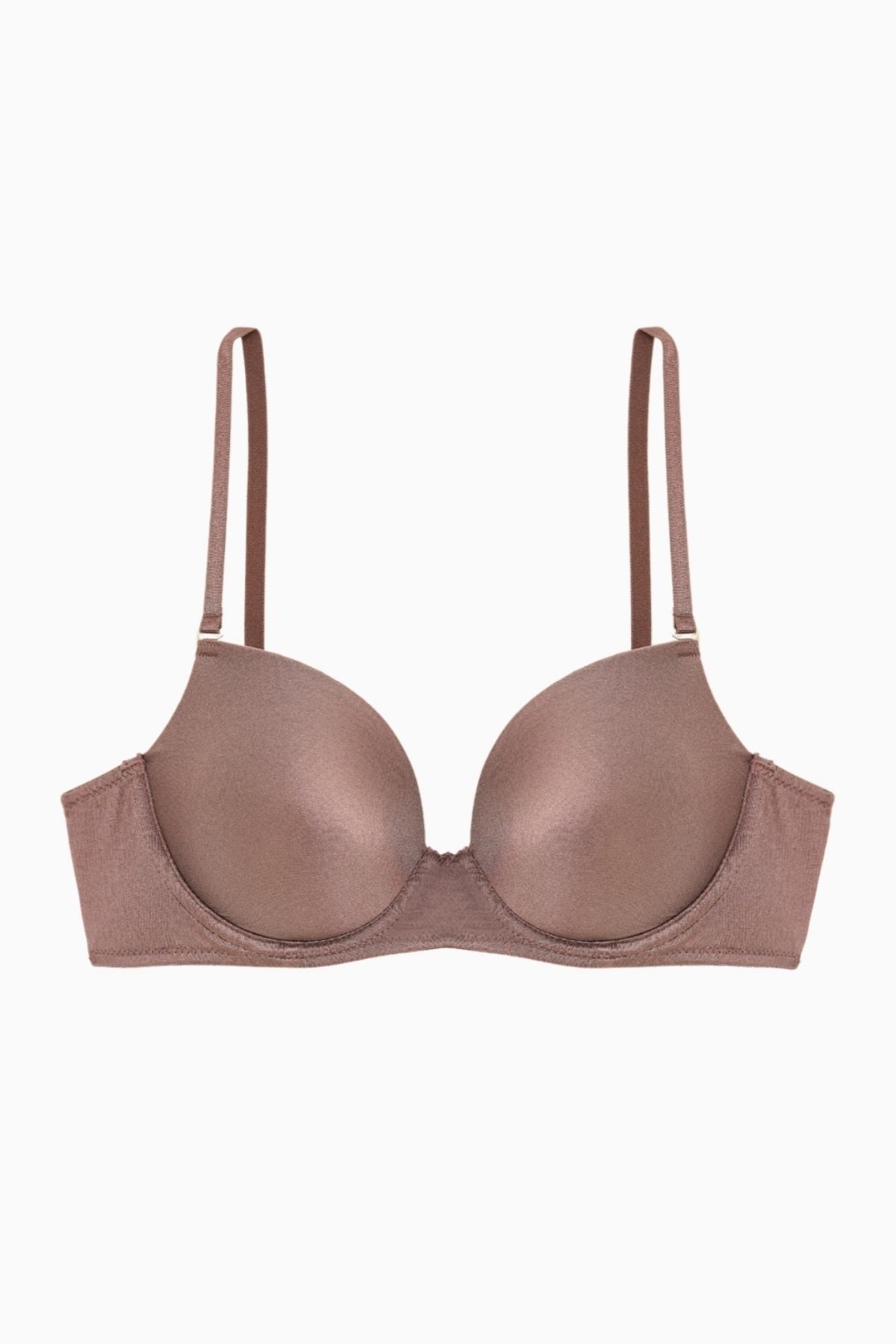 Viola Tak-Çıkar Askılı Mikro Sütyen - Desteksiz - Basic - 2534 - Bronz Kahve