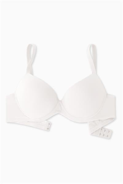 Luna Premium Basic 2222 Ekru Soft Push Up / Yarı Dolgulu Mikro Sütyen