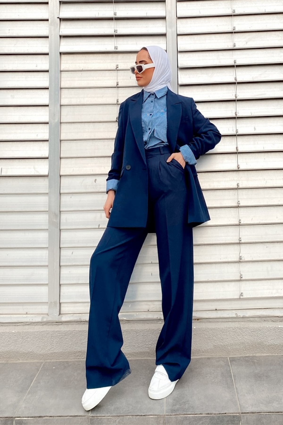 Palazzo Takım Lacivert