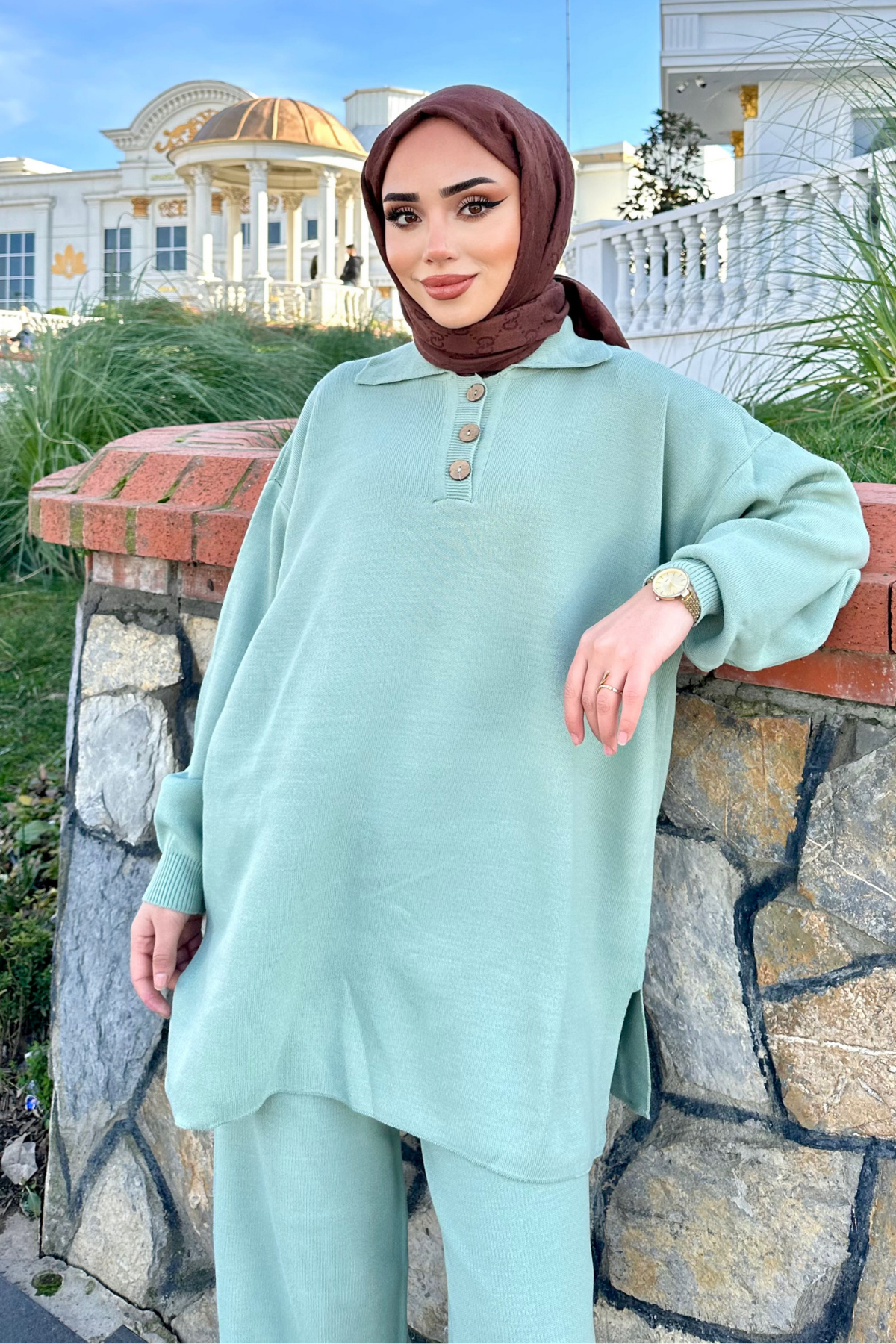 Polo Yaka Triko Takım MİNT