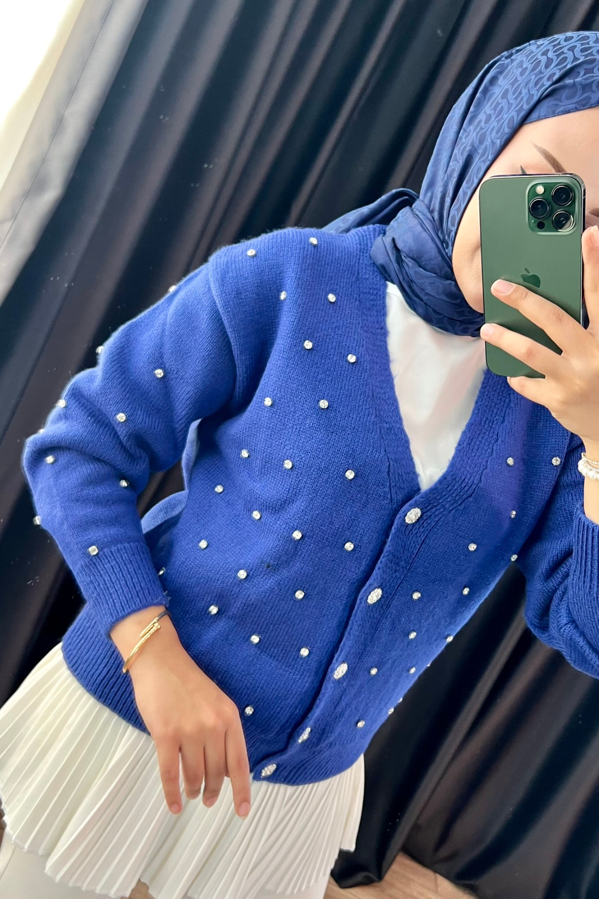 Boncuklu Hırka SAKS