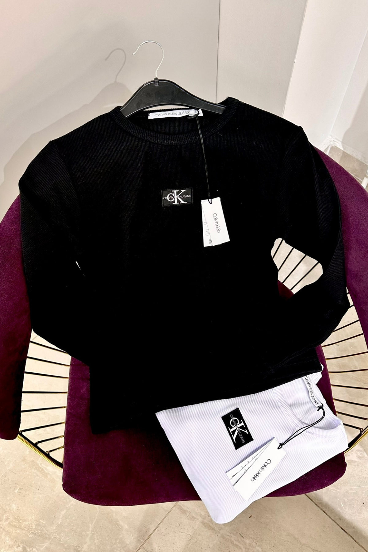 cK Armalı Body İçlik SİYAH