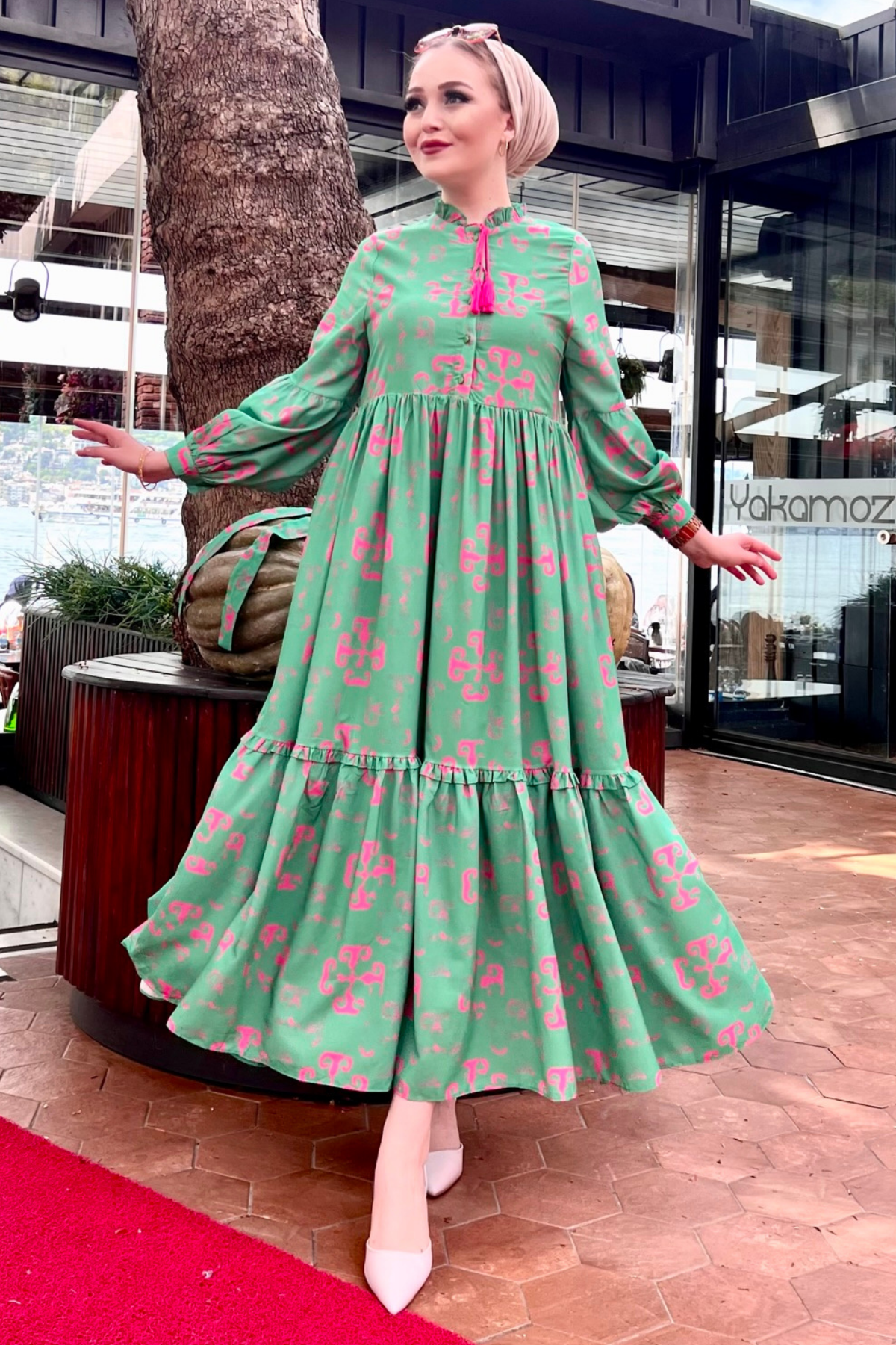 Bahar Elbise YEŞİL