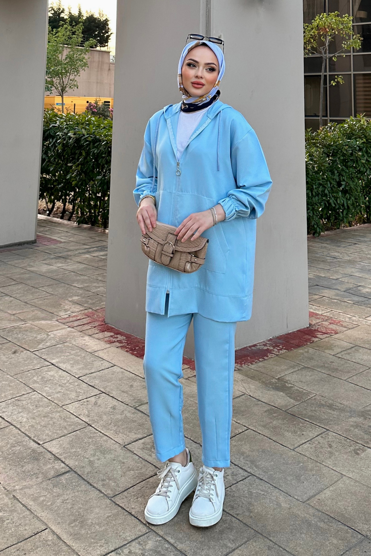 Fermuarlı Takım BEBE MAVİ